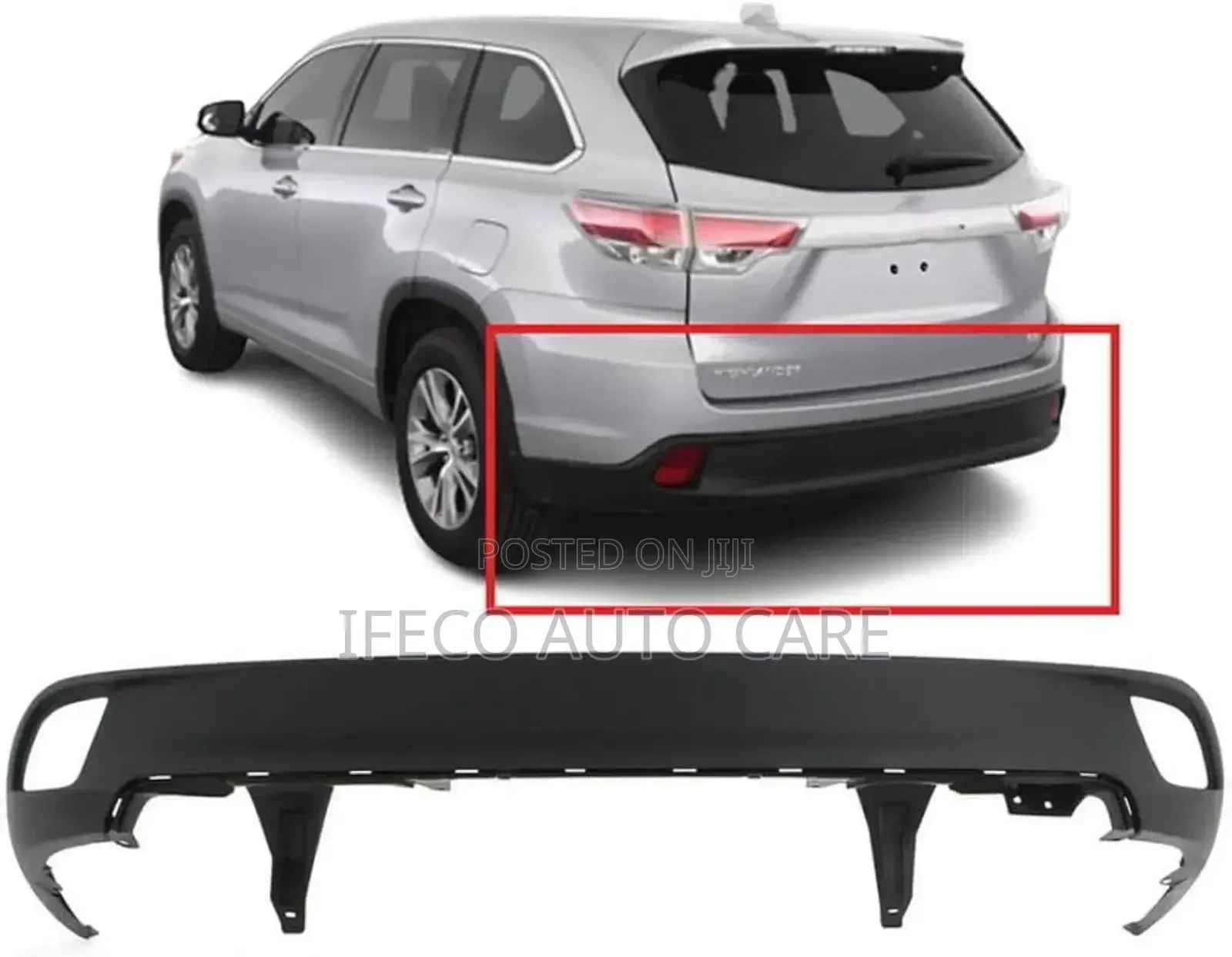 Down Back Bumper Spoiler Highlander 2015-2018
