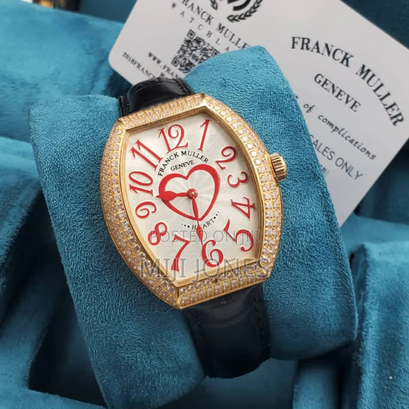 "Franck Miller Leather Wristwatch - Classic Design"