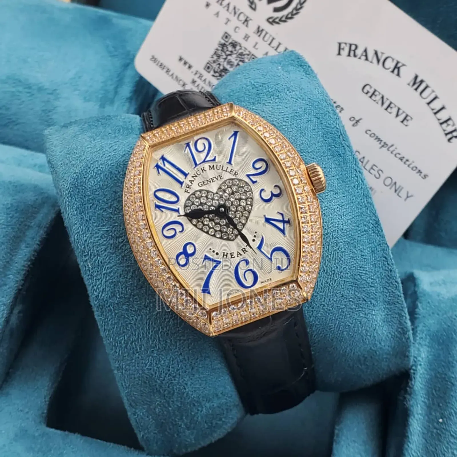 "Franck Miller Leather Wristwatch - Classic Design"