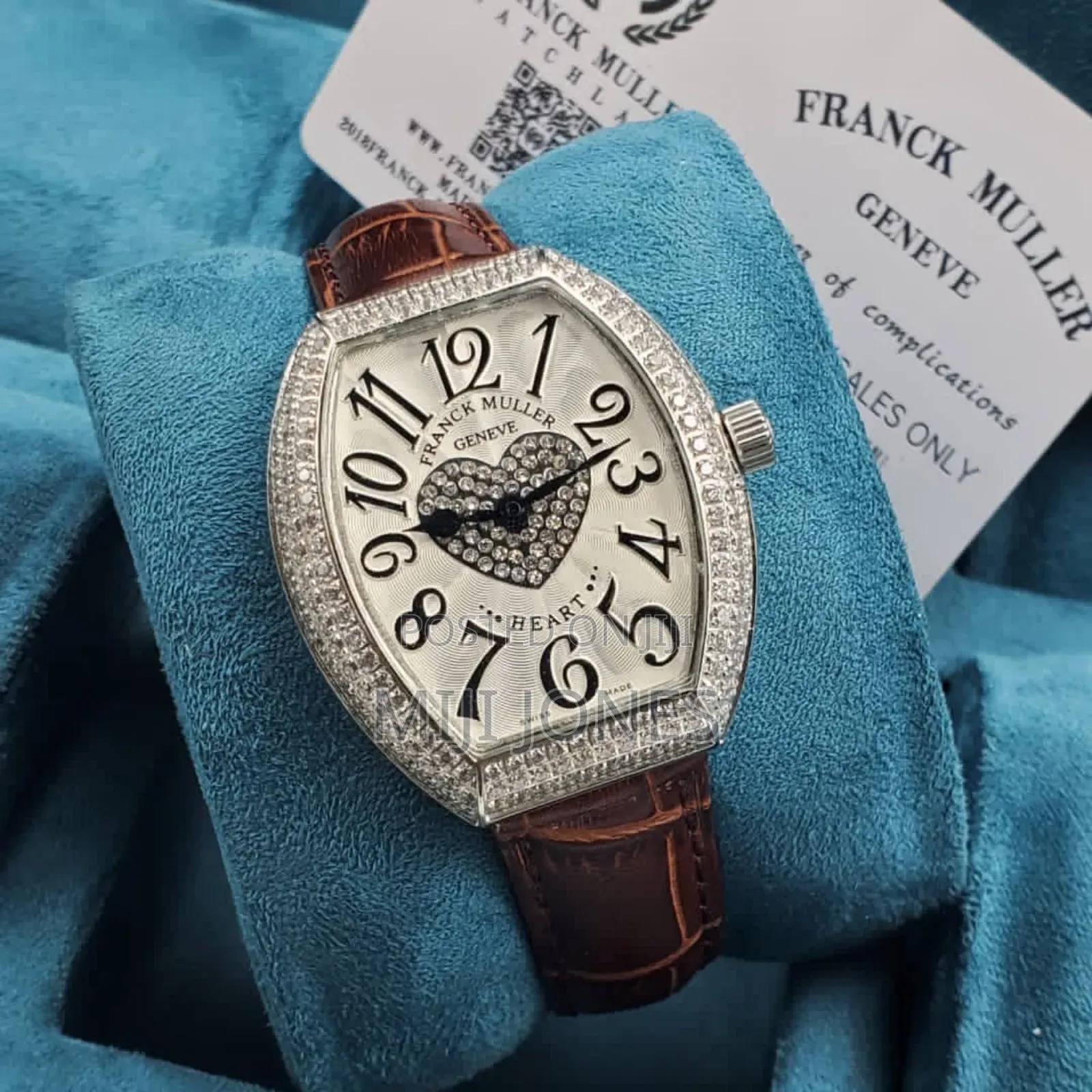 "Franck Miller Leather Wristwatch - Classic Design"