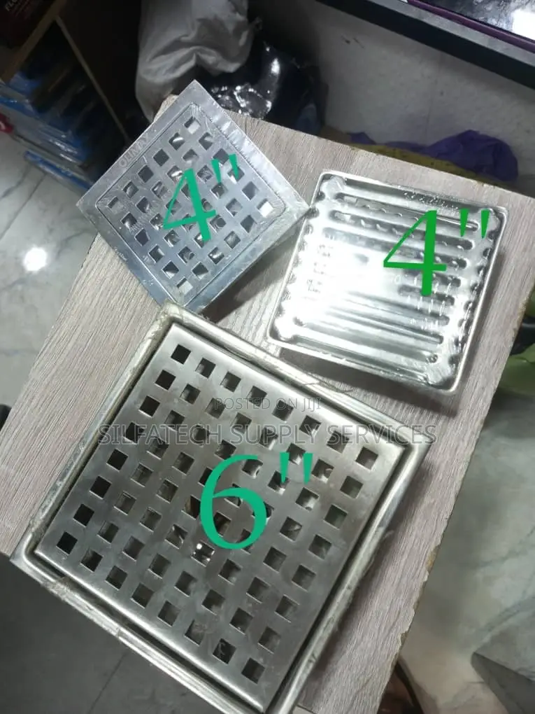 6” and 4” Stainless Floor Drain