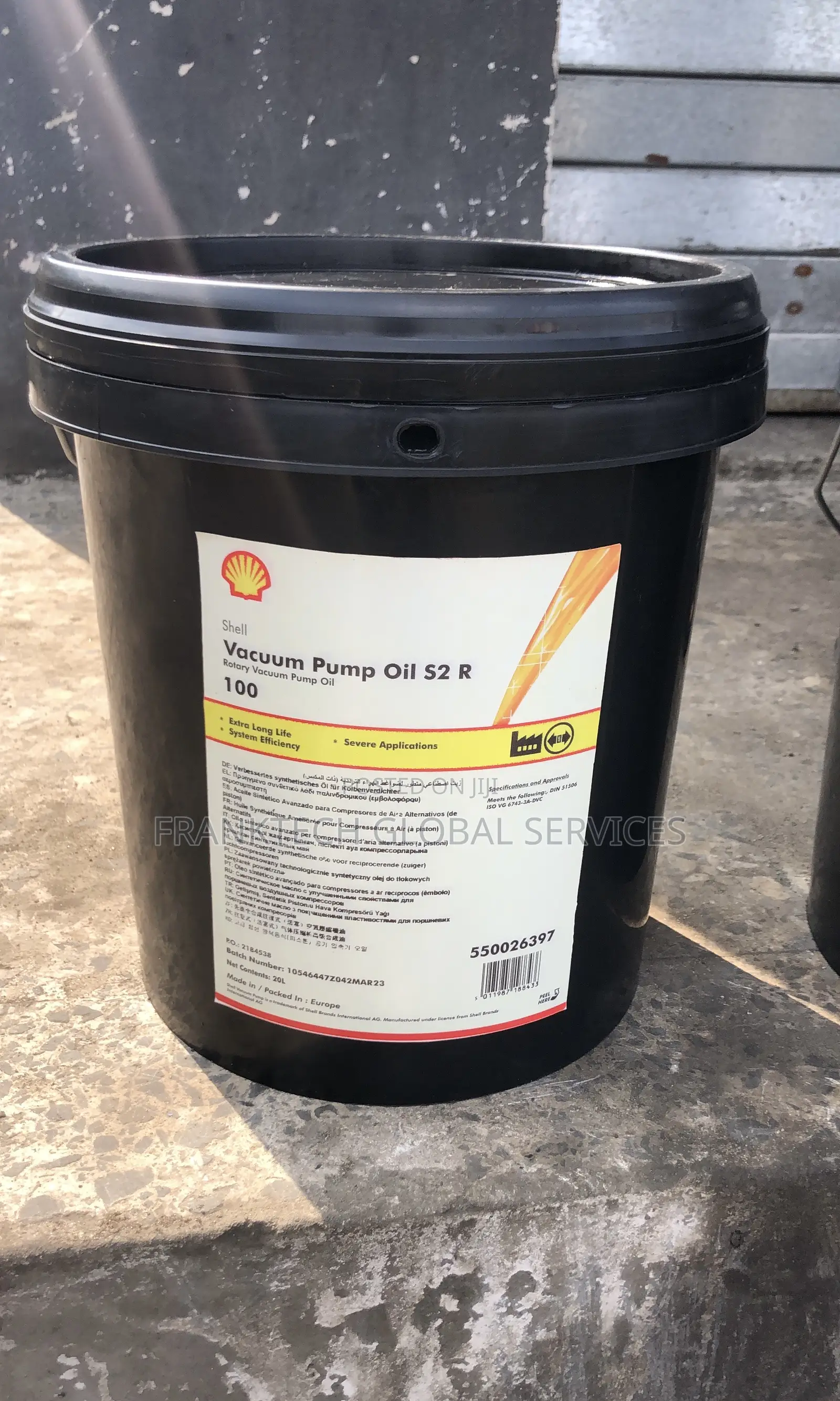 Vacuum Pump Oil S2 R 100