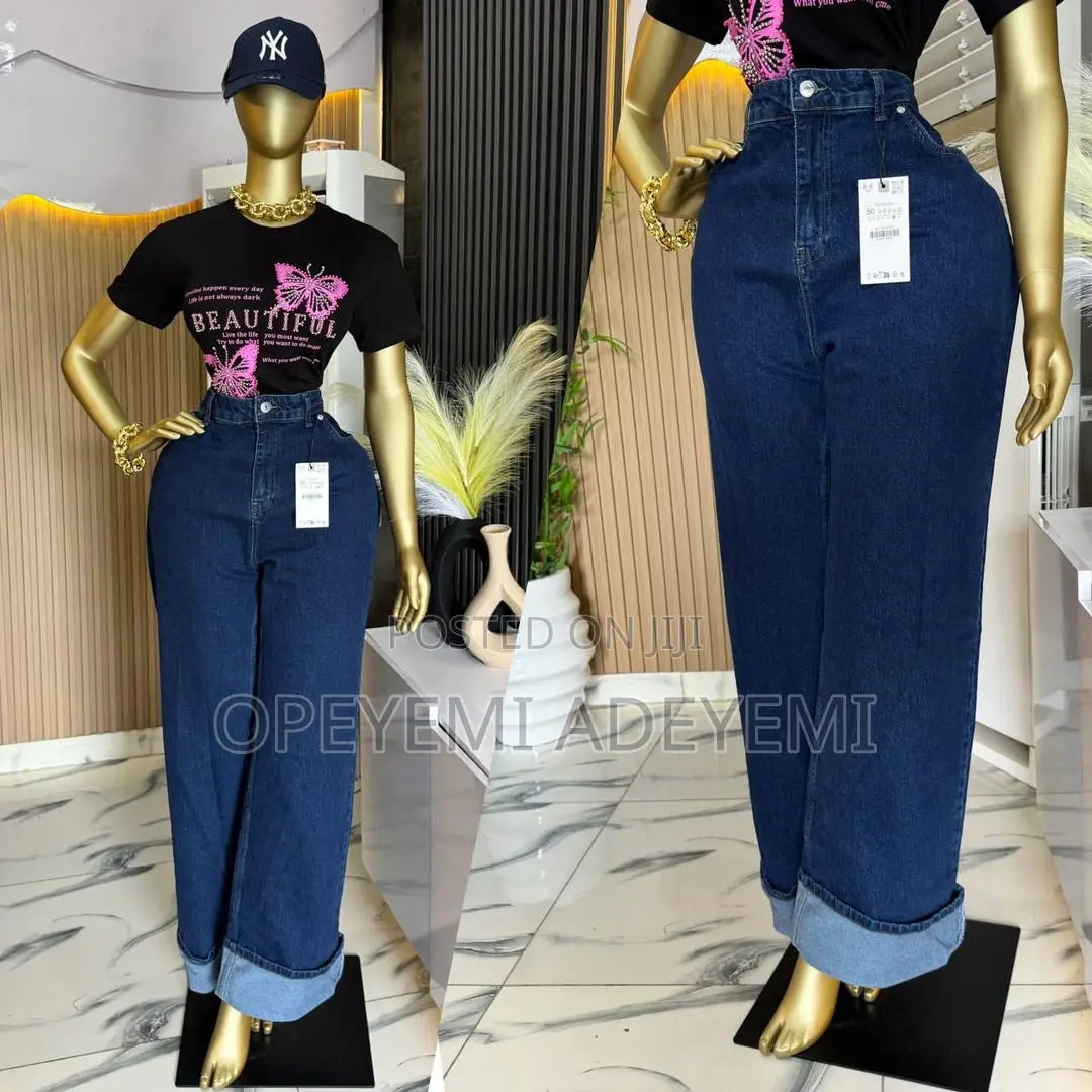 Denim Palazo Jeans