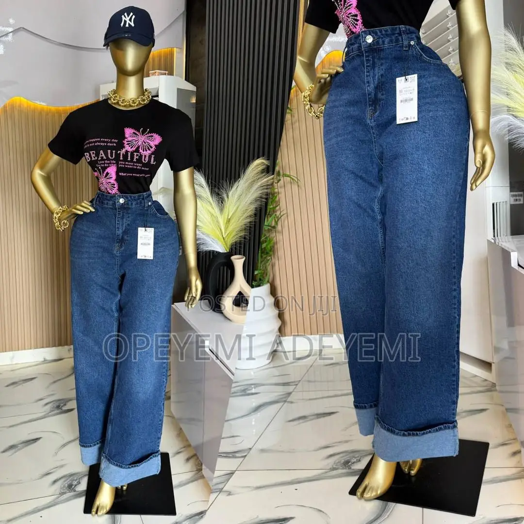 Denim Palazo Jeans