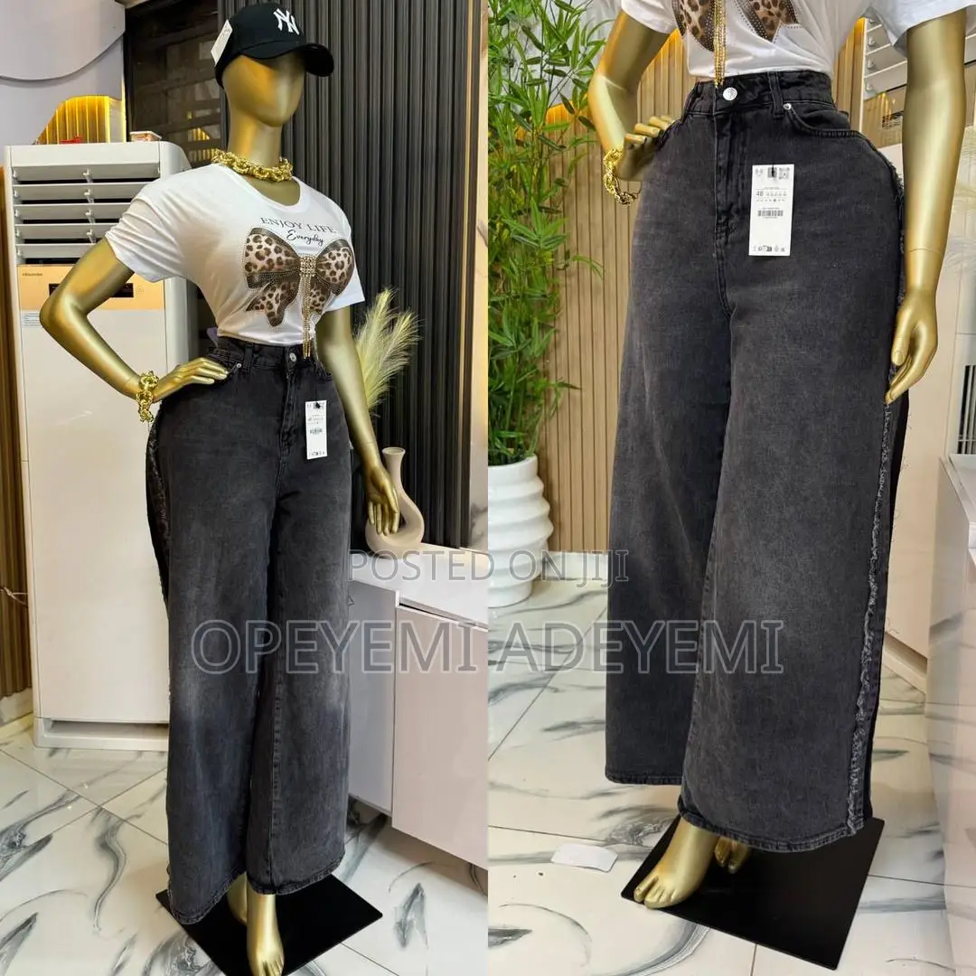 Denim Palazo Jeans