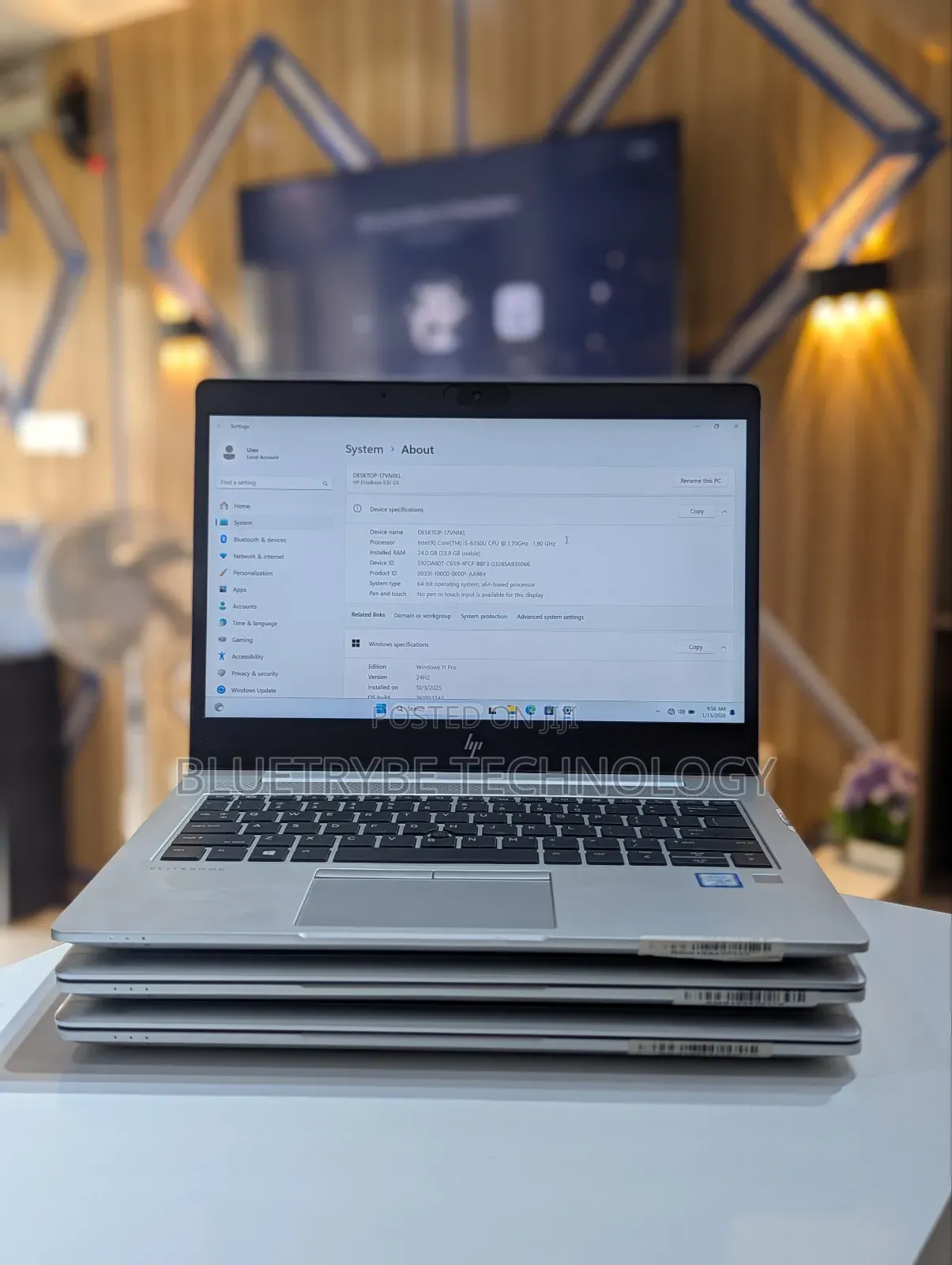 Laptop HP EliteBook 830 G5 24GB Intel Core I5 SSD 256GB