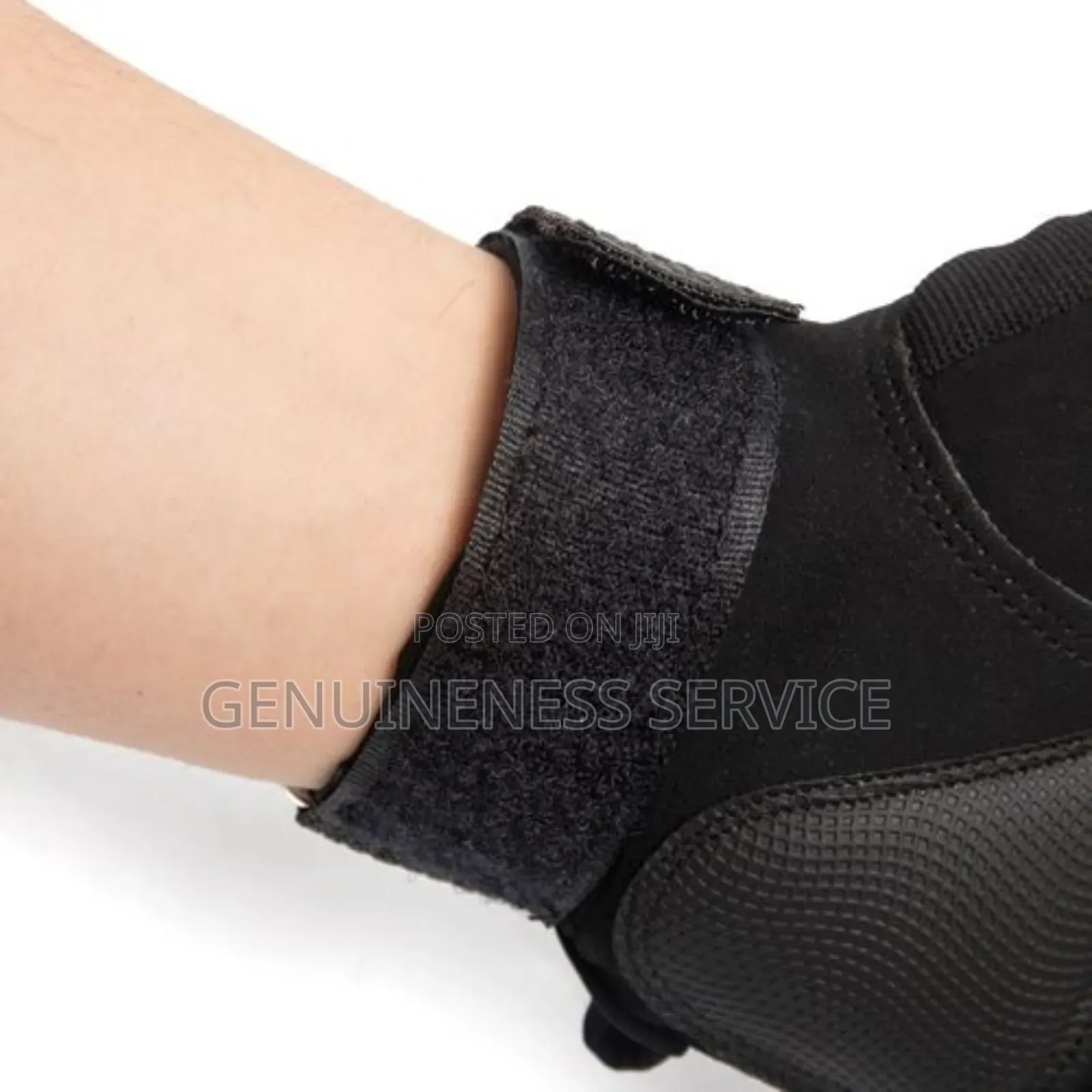 Fingerless Gloves With Hard Knuckle Anti-Slip Adjustable
