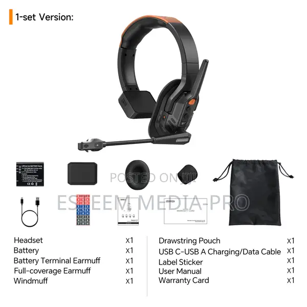 Comica Seekcom S1 Wireless Intercom 1 Set