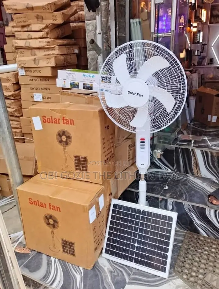 16 Inches Charweek Standing Solar Fan. Best Solar Fan Importer