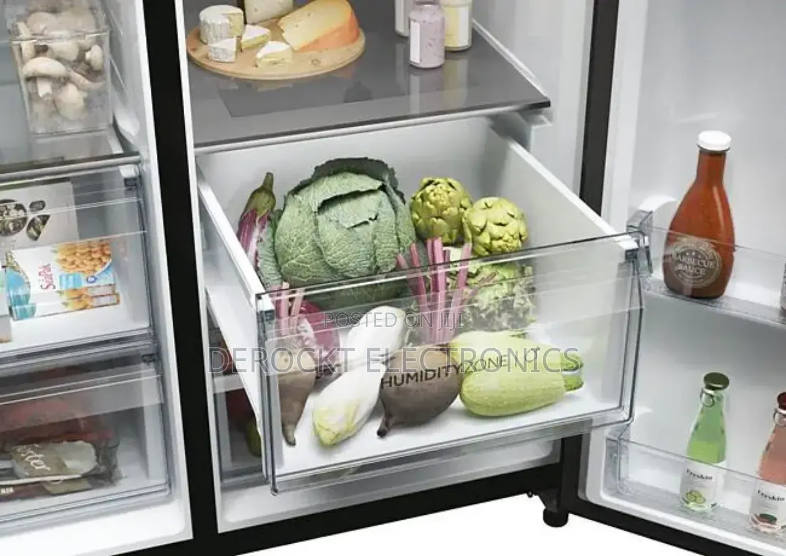 Haier 2025 Model Side by Side Frost Free Fridge Freezer With Dispenser
