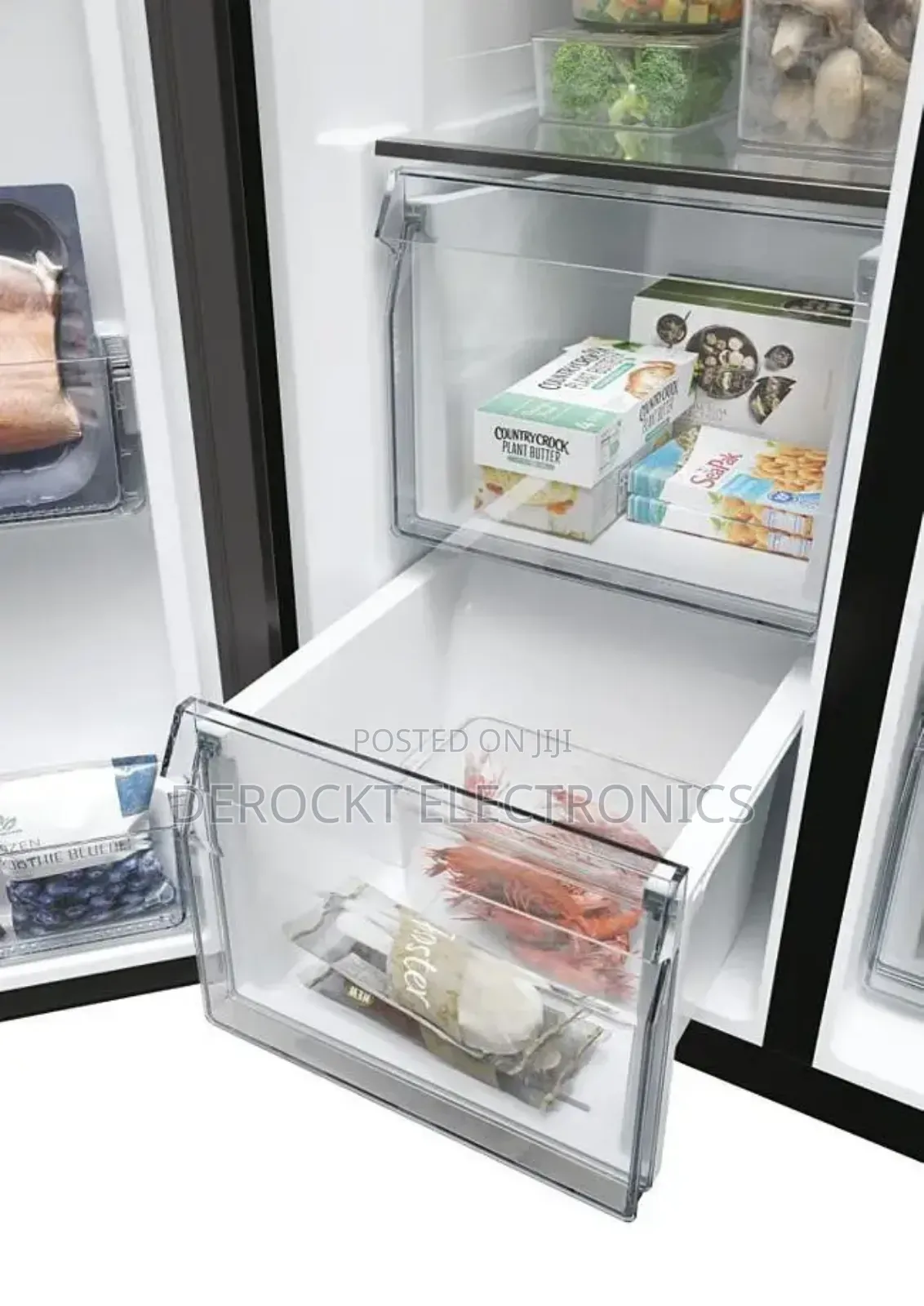 Haier 2025 Model Side by Side Frost Free Fridge Freezer With Dispenser