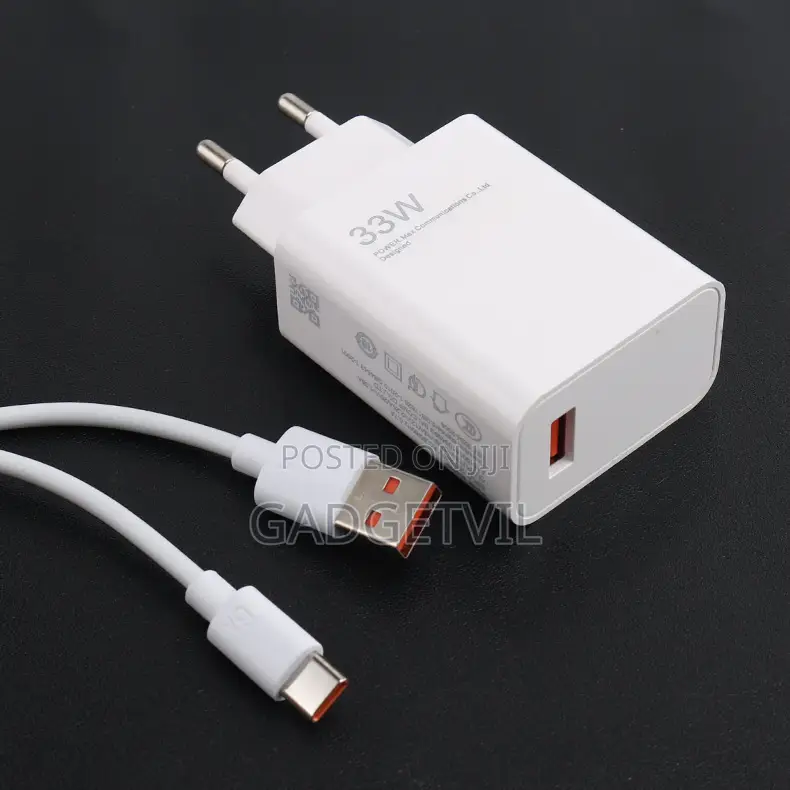 33w Super Fast Charger European Standard Usb Charger