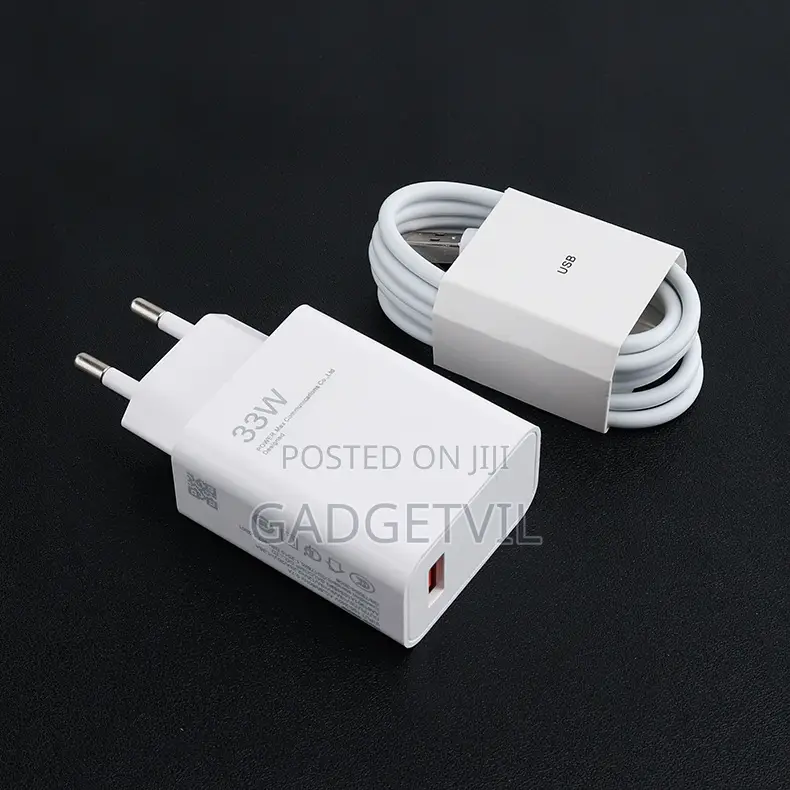 33w Super Fast Charger European Standard Usb Charger