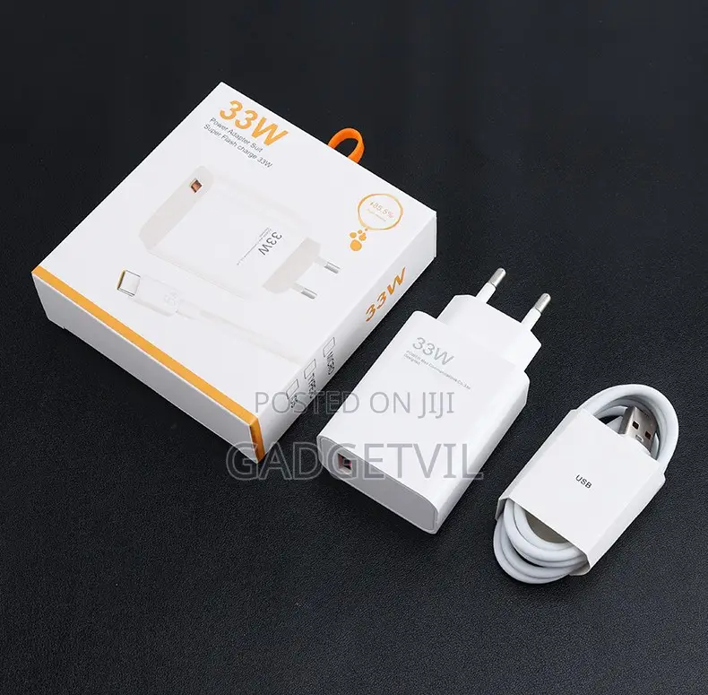 33w Super Fast Charger European Standard Usb Charger