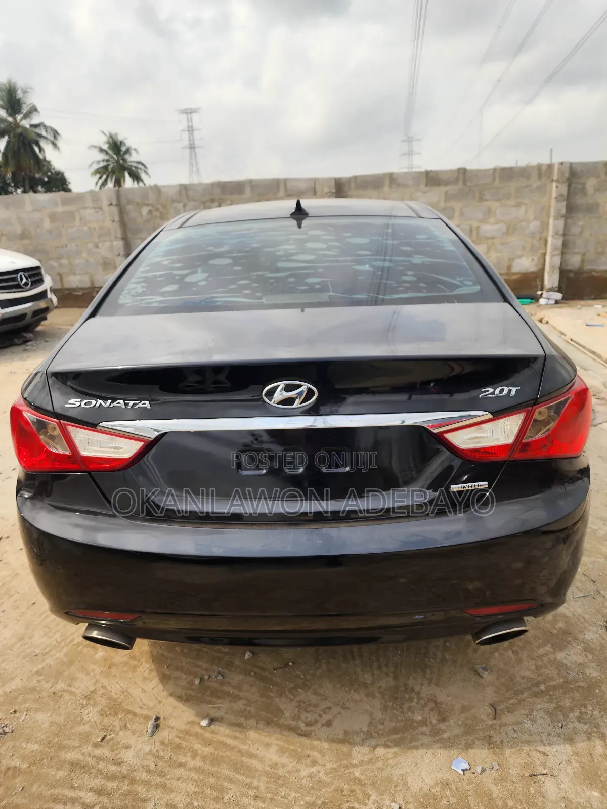 Hyundai Sonata Limited 2.0T Sedan (2.0L 4cyl 6A) 2012 Black