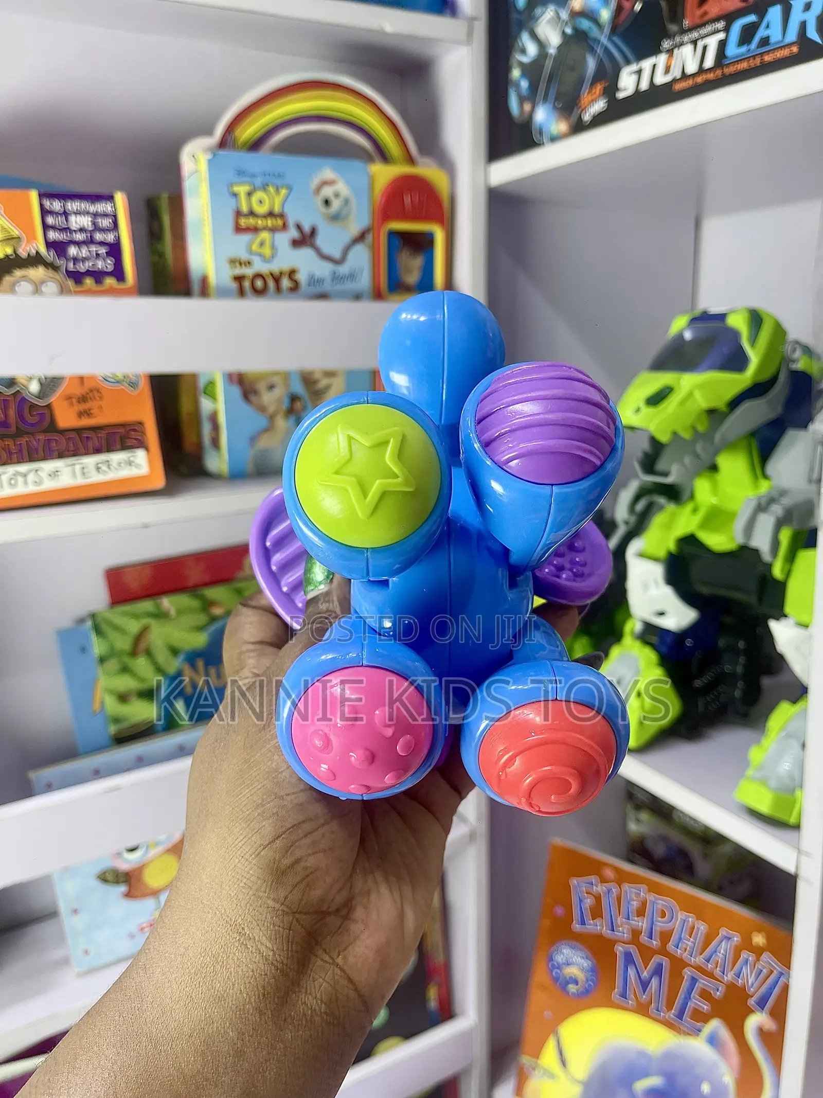 Fisher-Price Blue Elephant Baby Toy | Fun Clicker Learning Toy