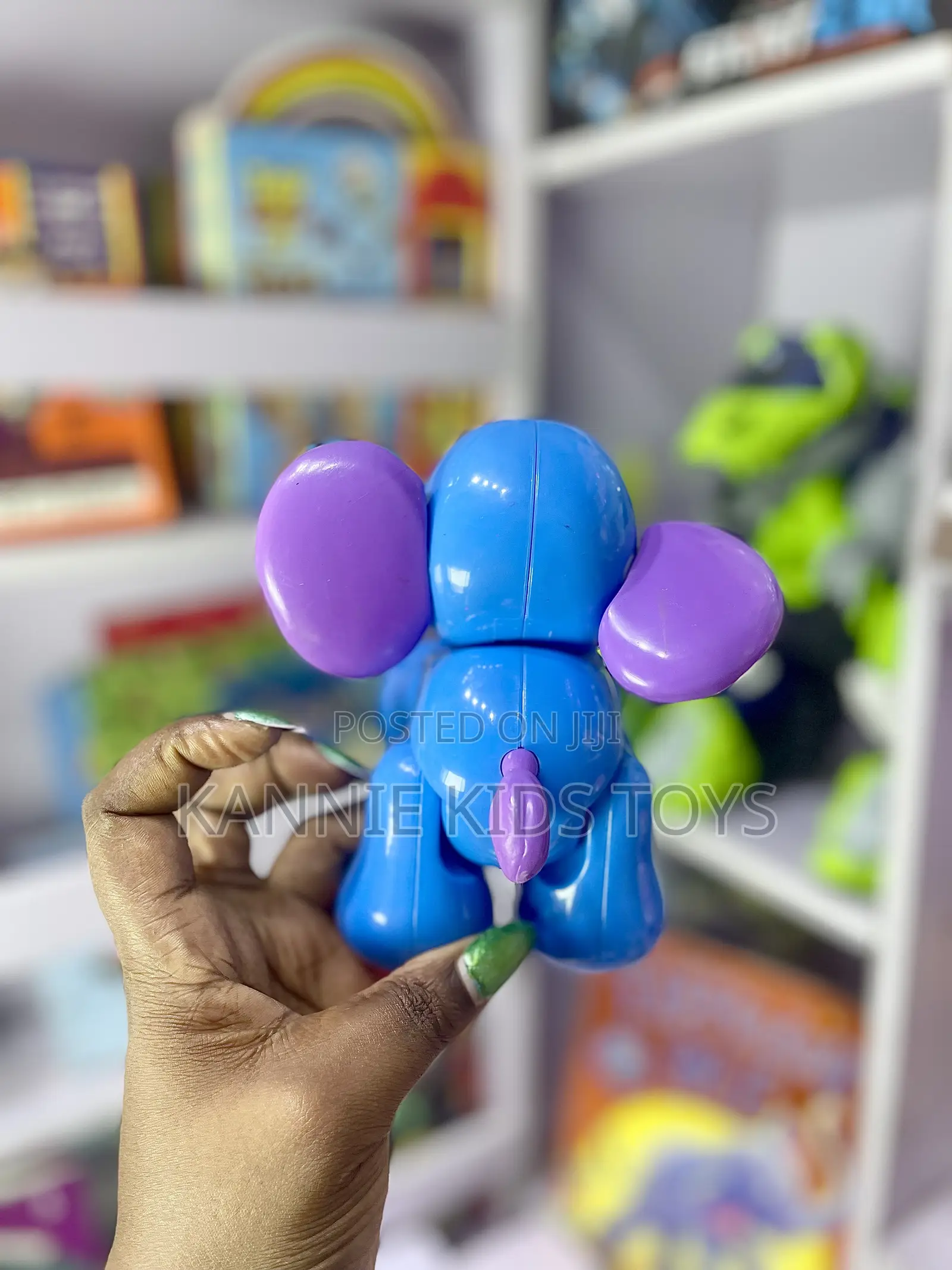 Fisher-Price Blue Elephant Baby Toy | Fun Clicker Learning Toy