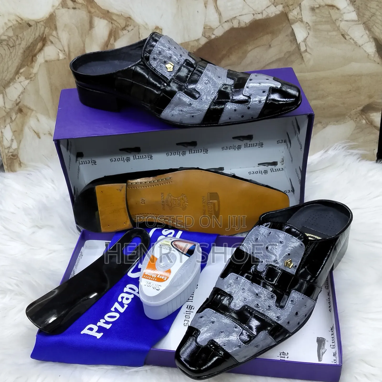 Big Sized Luxury Half Shoes