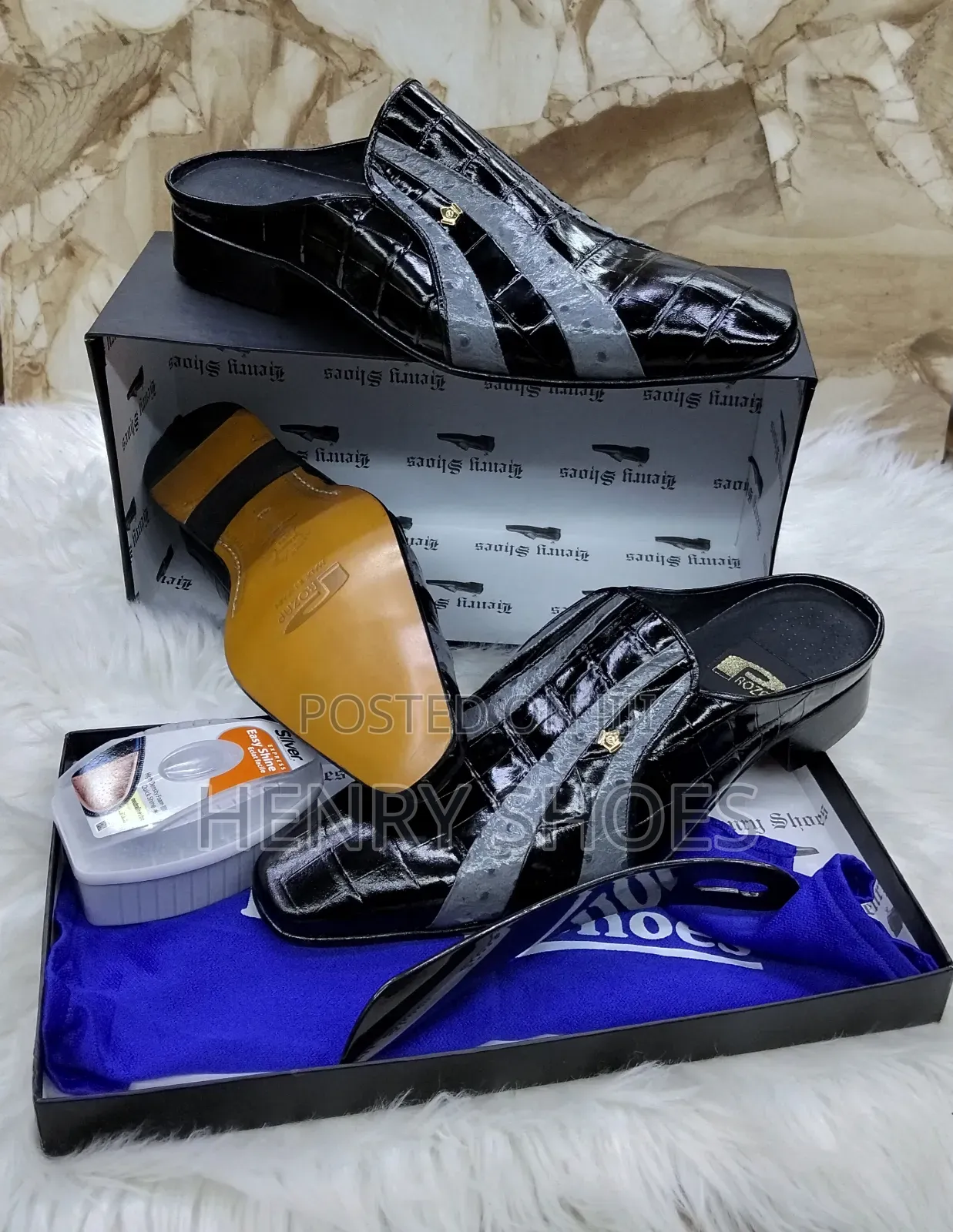 Big Sized Luxury Half Shoes