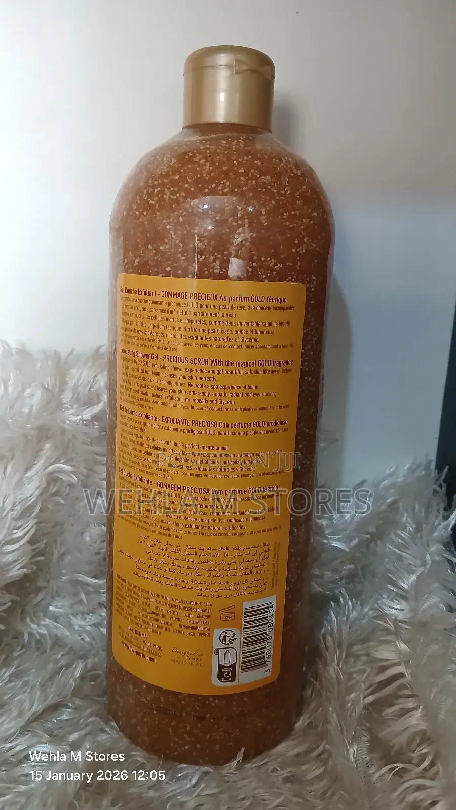Fair and White Gold Exfoliating Shower Gel