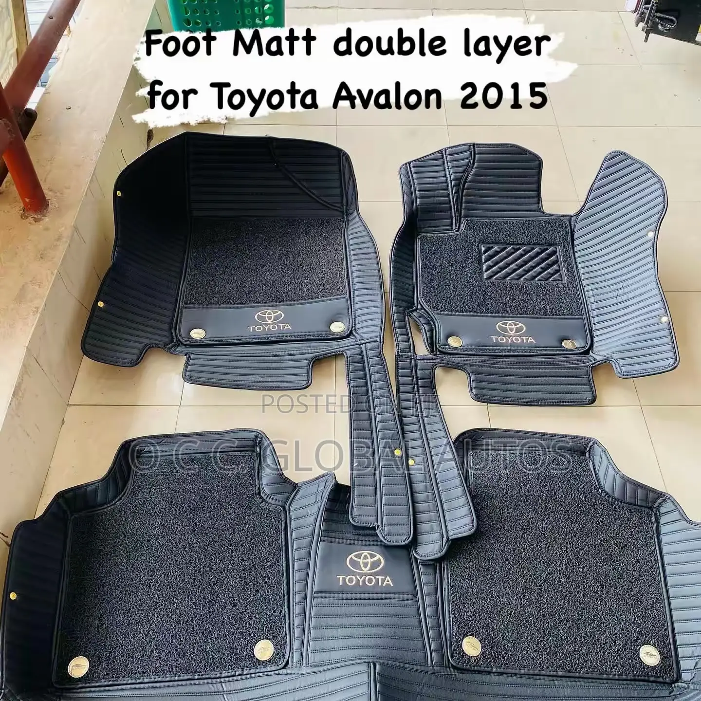 Double Layer Foot Matt For Toyota Avalon And Camry 2010 Model