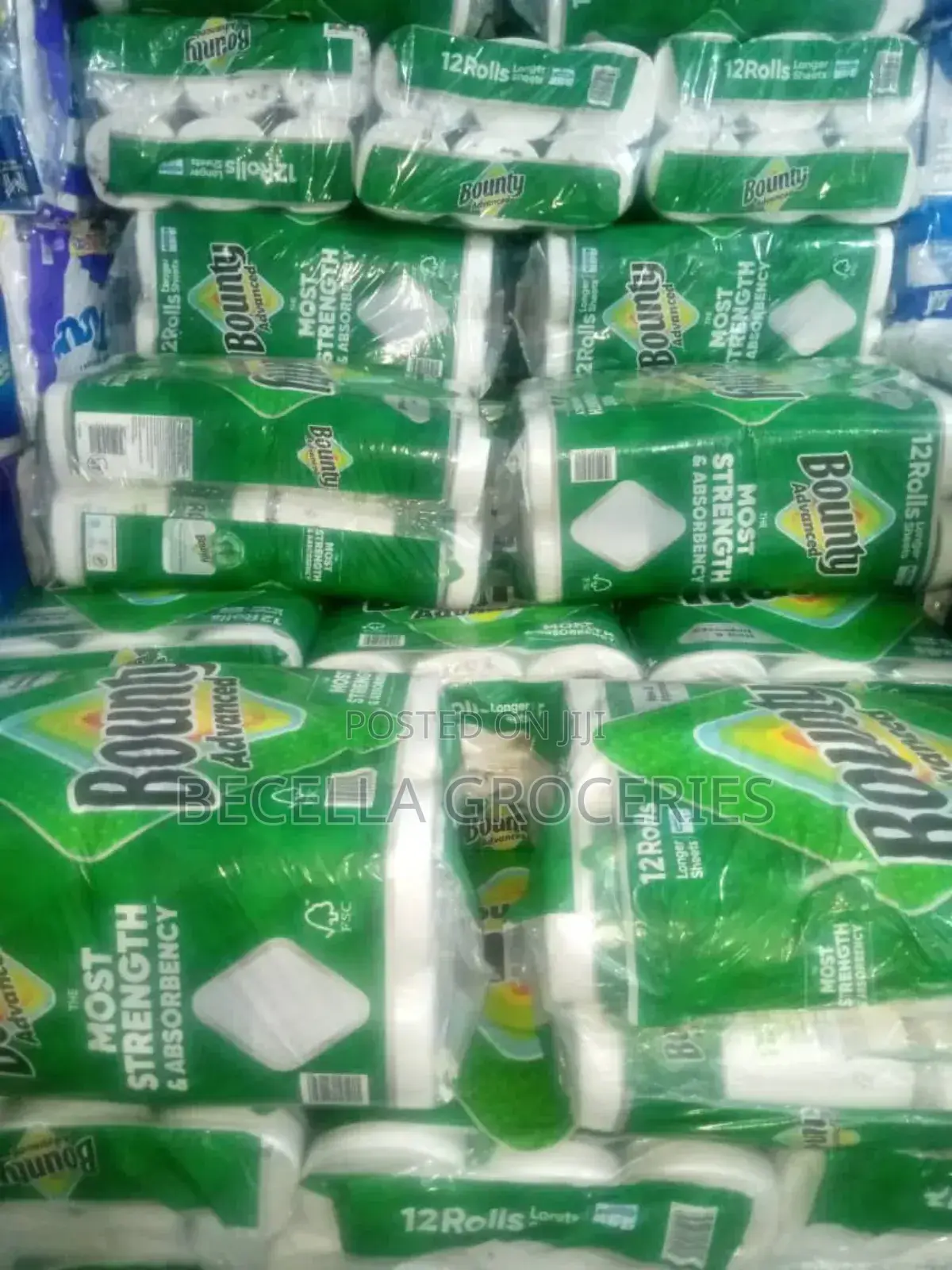 Bounty Advance 12 Rolls White Paper Towels