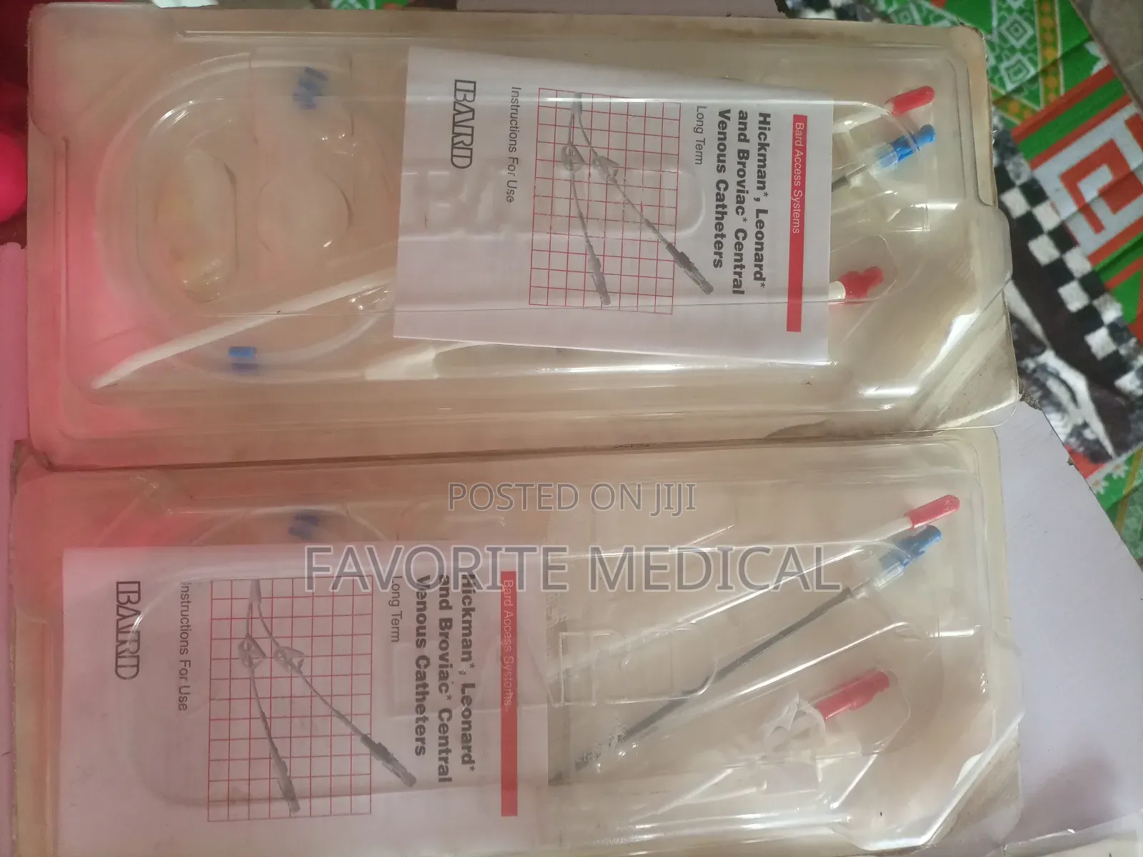 Hickman, Leonard and Broviac Double Lumen Central Venous Catheters