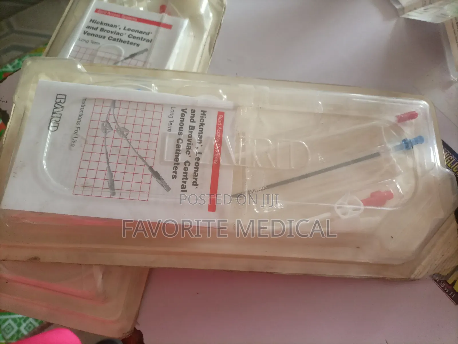 Hickman, Leonard and Broviac Double Lumen Central Venous Catheters