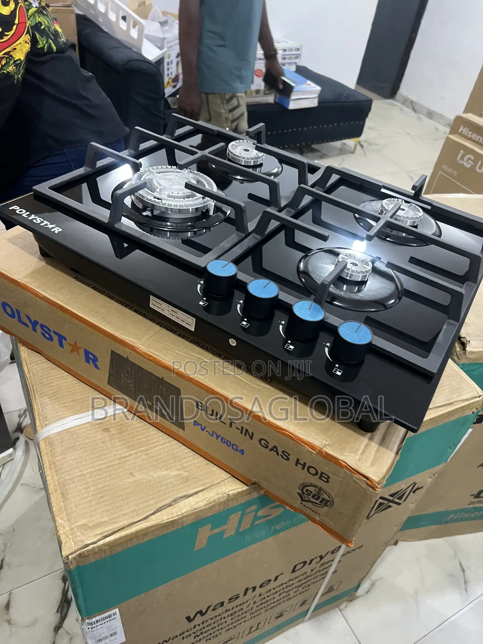 Polystar4burner Built in Gas Hob Pv-Gt60g4 Suitable for Family Cooking