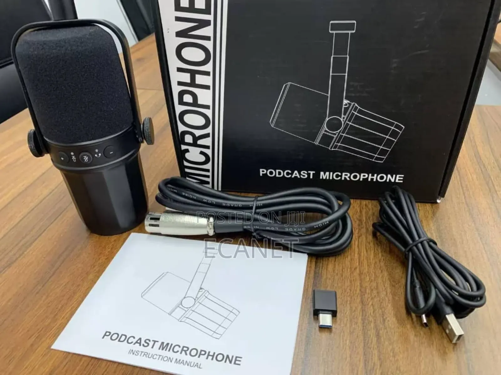 Usb/Xlr Dynamic Microphone For Podcasting And Recording