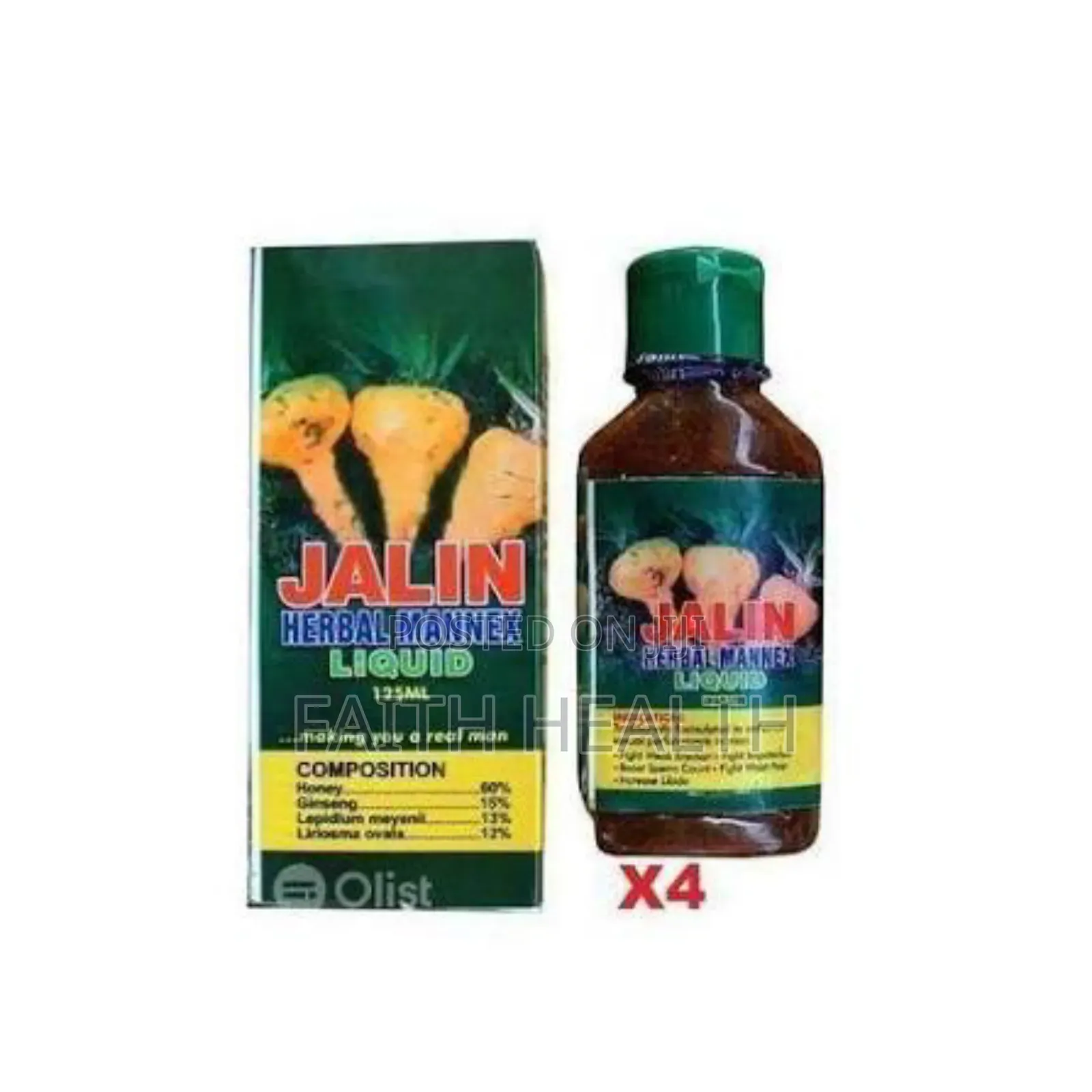 Jalin Herbal Mannex Liquid for Long Lasting Sex Erection