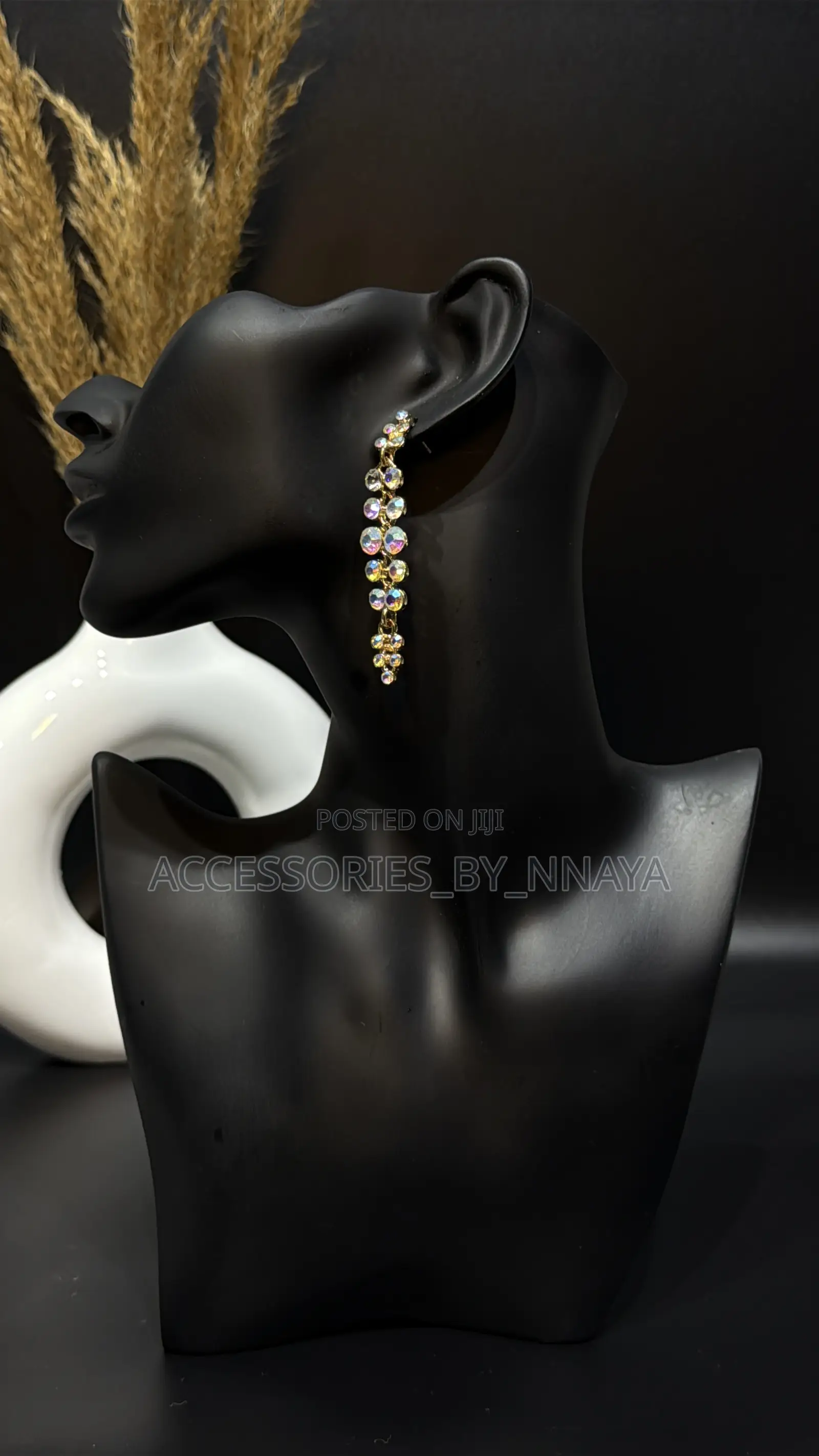 Stone Gold Earring