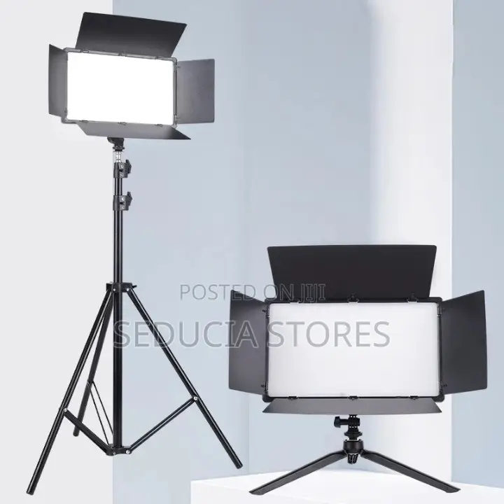 Led 800 Pro Light Kit With Tripod Stand, 2 Batteries, Adapter Charger