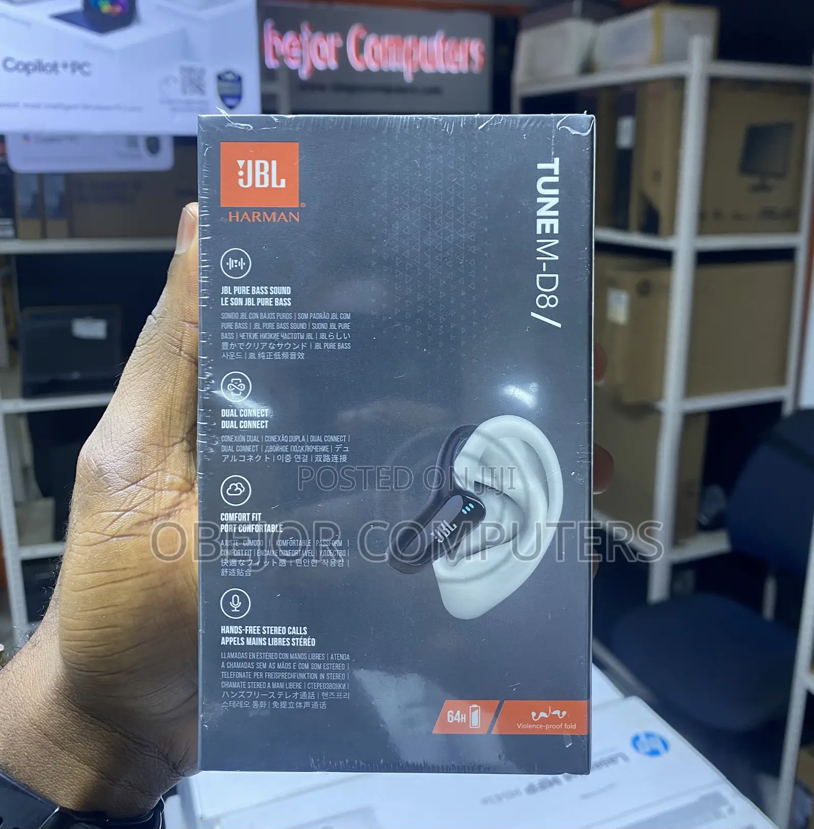 JBL Tune M-D8 True Wireless Bluetooth Earbuds