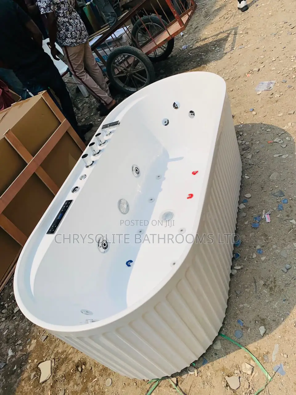 White Acrylic Bathtub