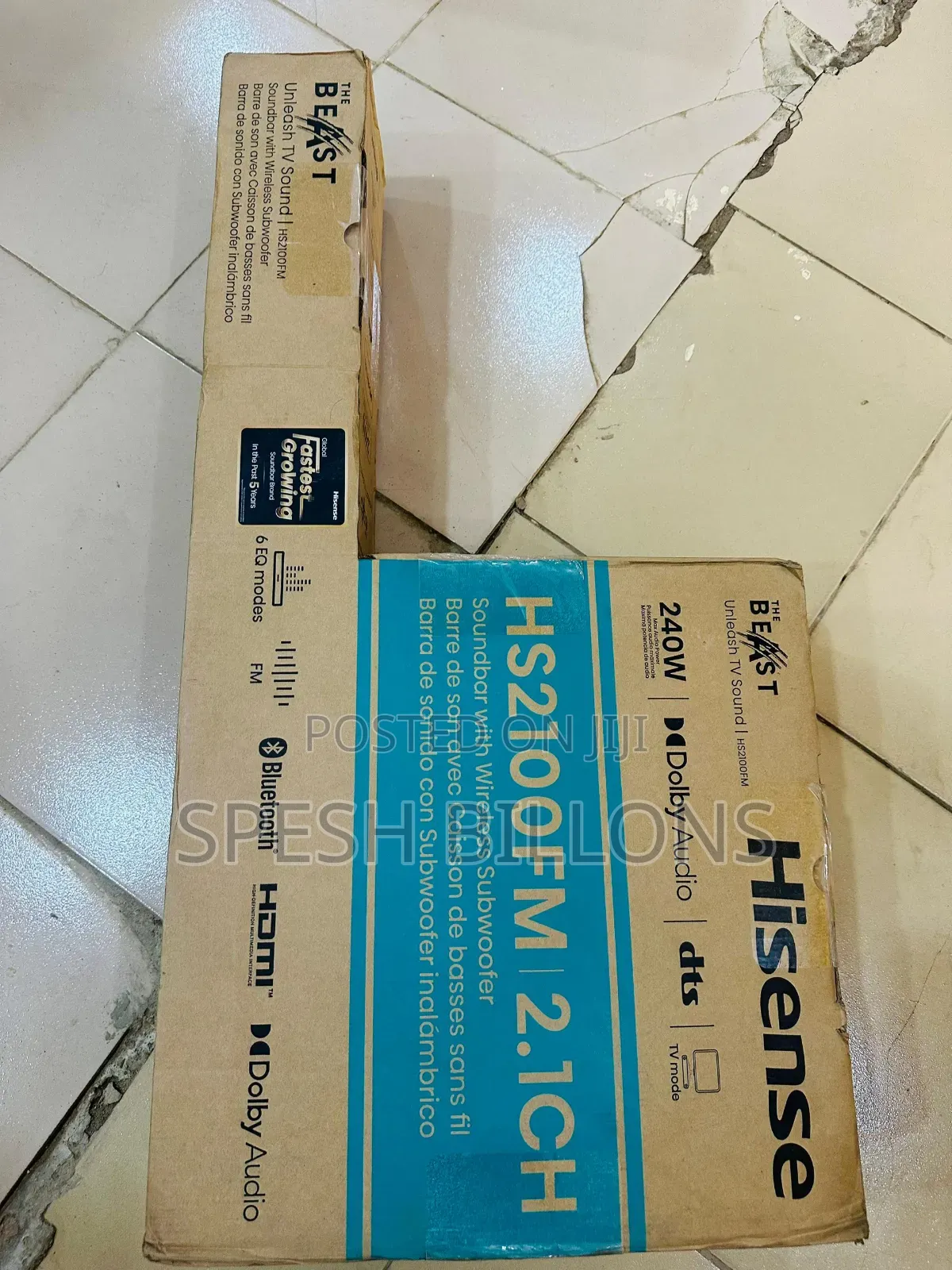 Hisense Soundbar With Fm Radio | Excellent Sound Bass 