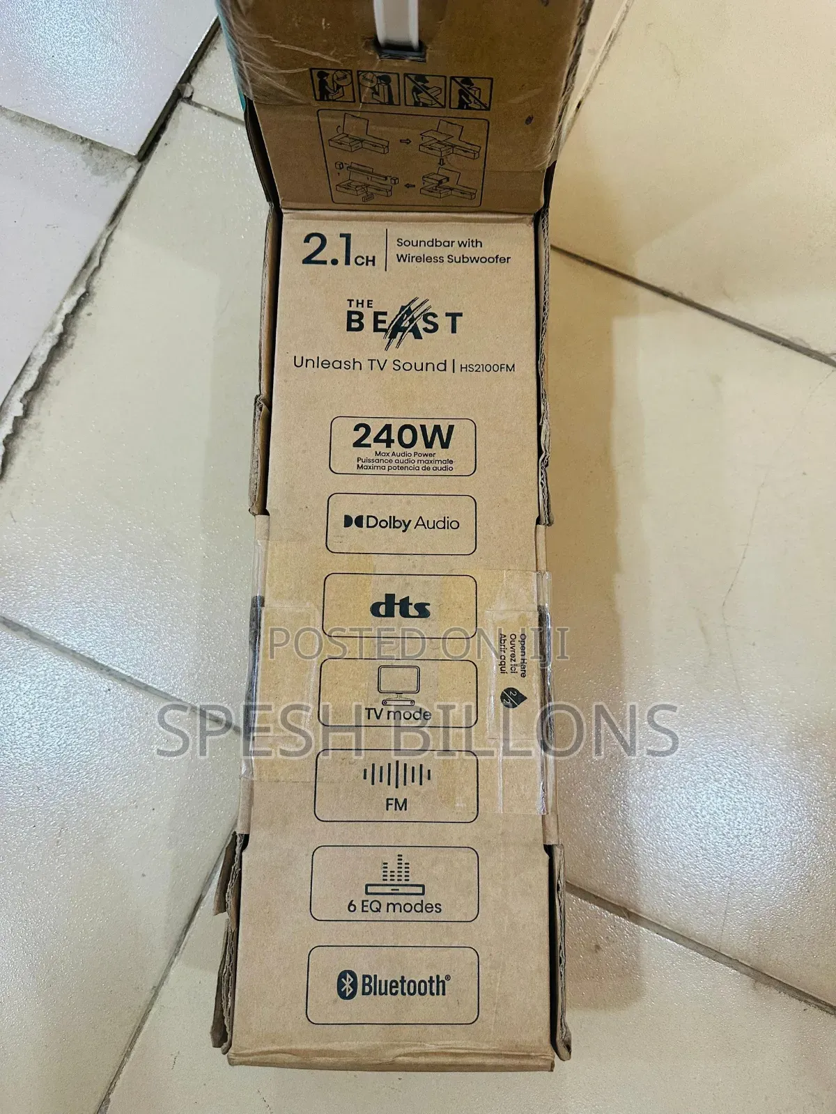 Hisense Soundbar With Fm Radio | Excellent Sound Bass 