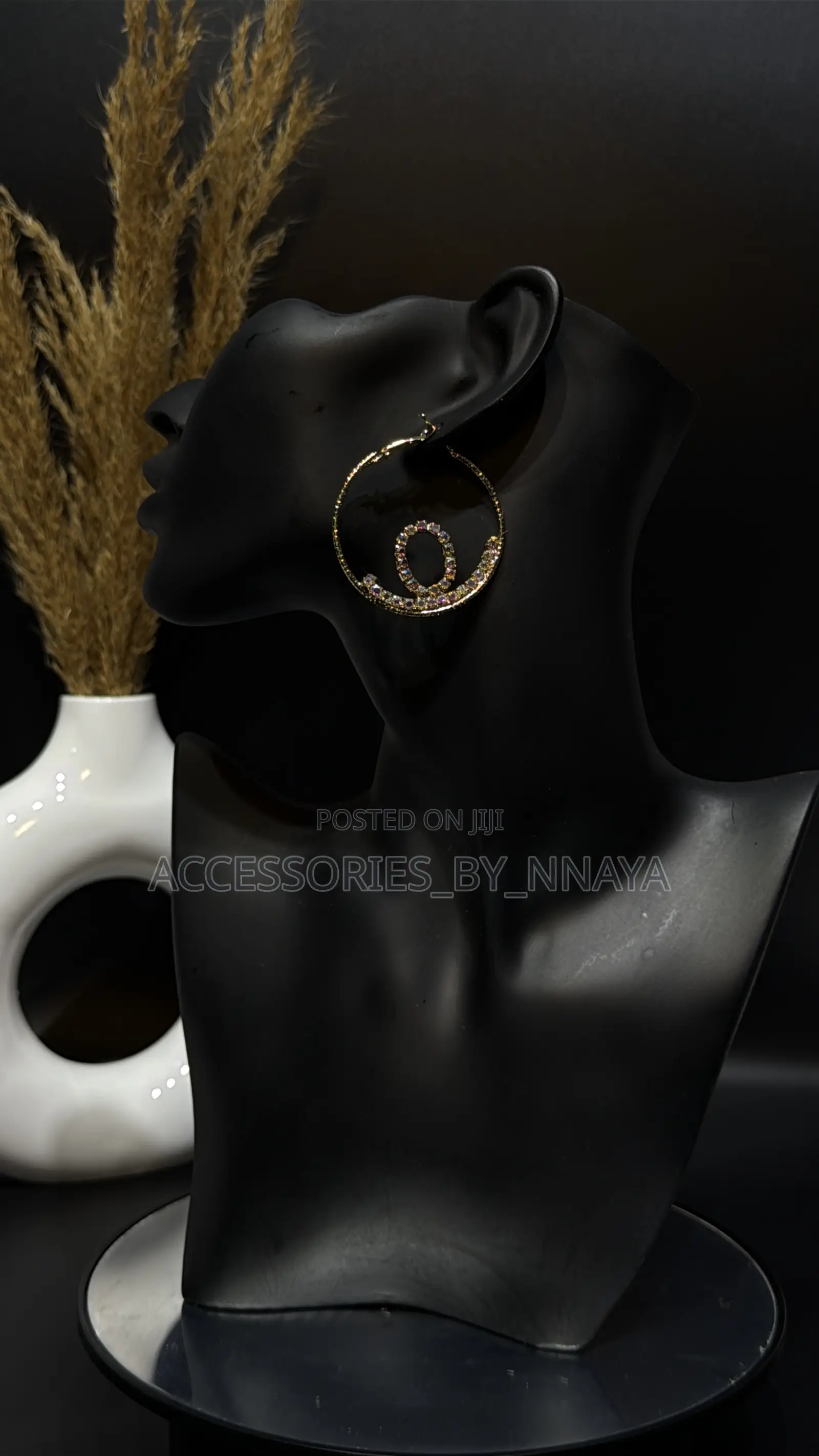 Curved Gold Earring