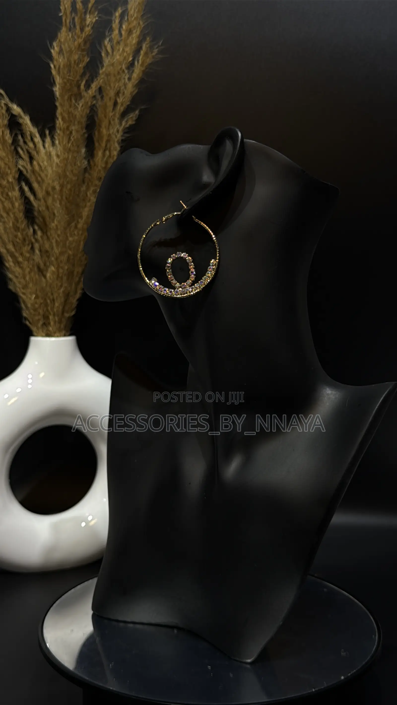 Curved Gold Earring