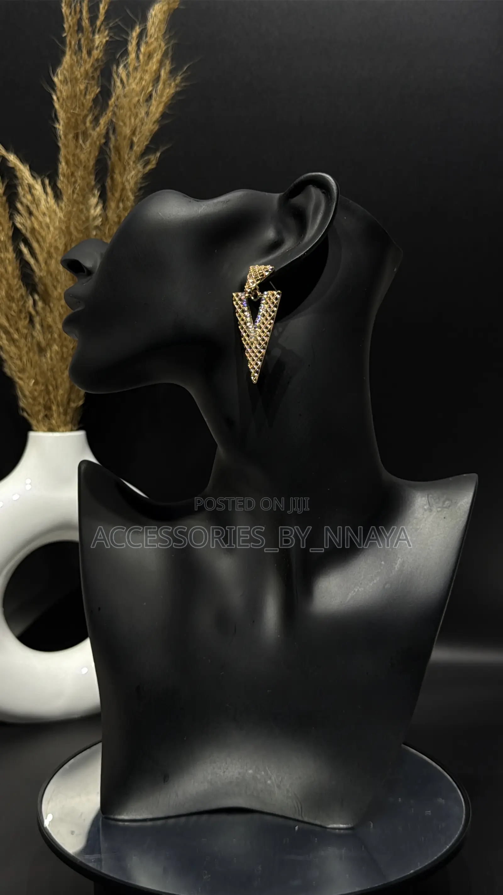 Gold Sword Earring