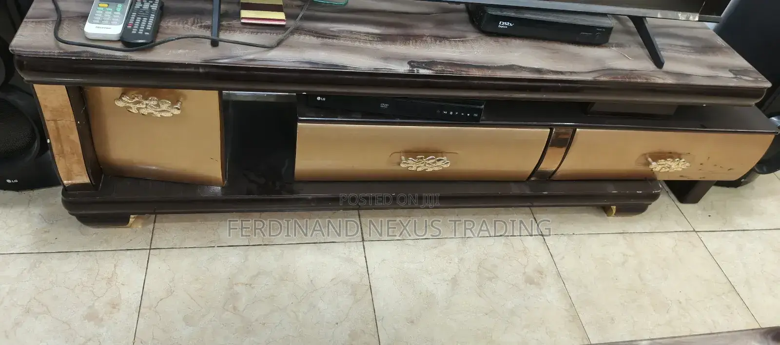 Original Executive Imported TV Stand and Center Table