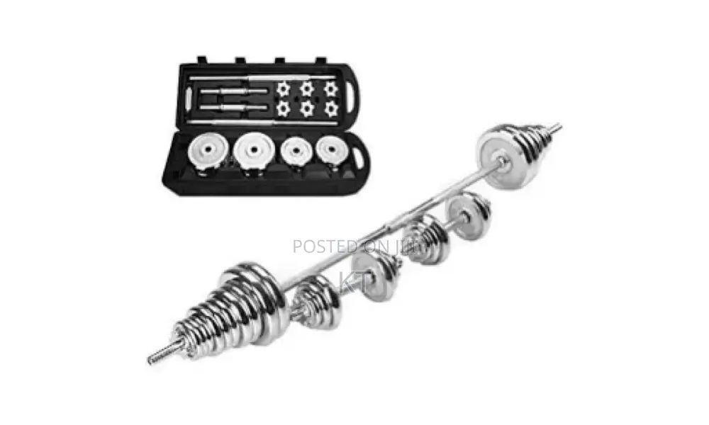 50kg Adjustable Chrome Dumbbell Set