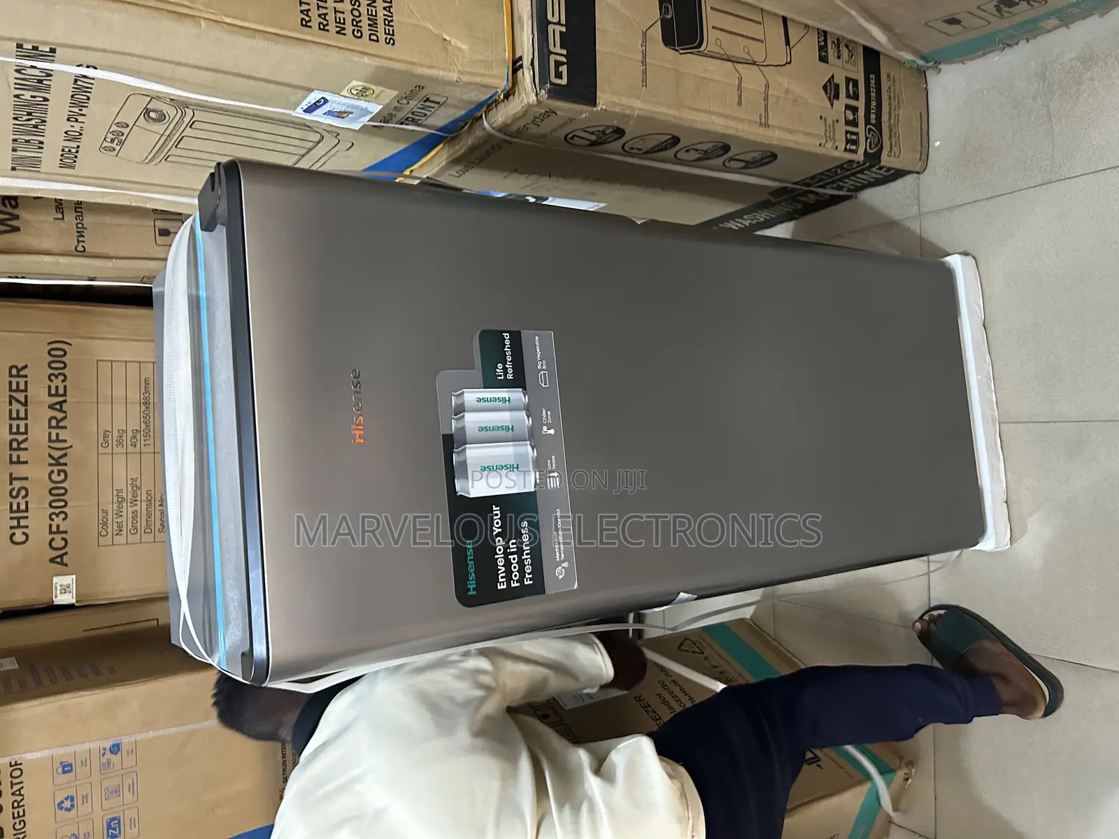Brand New Hisense Refrigerator Full Coper Engine Warranty Valid 2years
