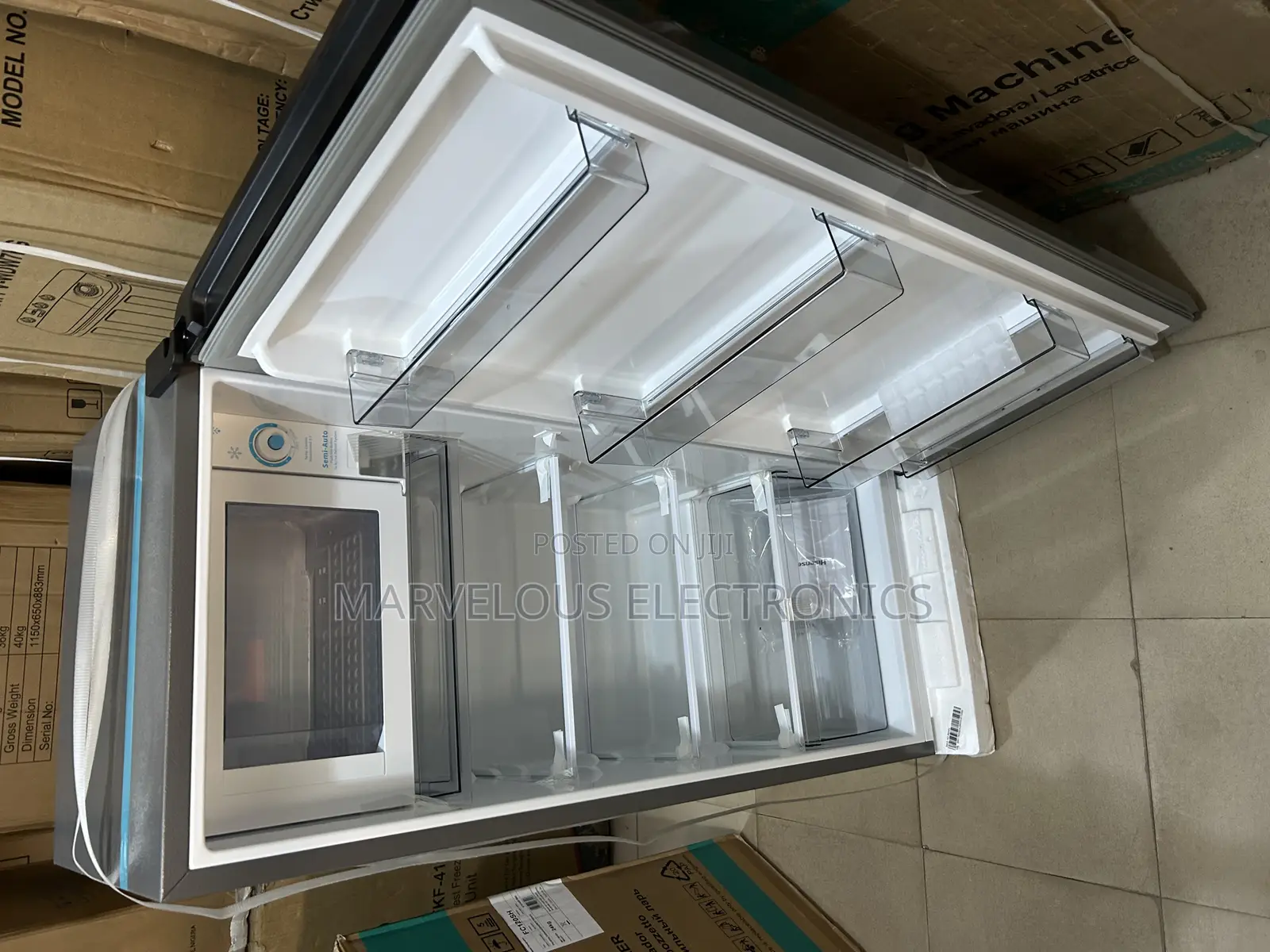 Brand New Hisense Refrigerator Full Coper Engine Warranty Valid 2years
