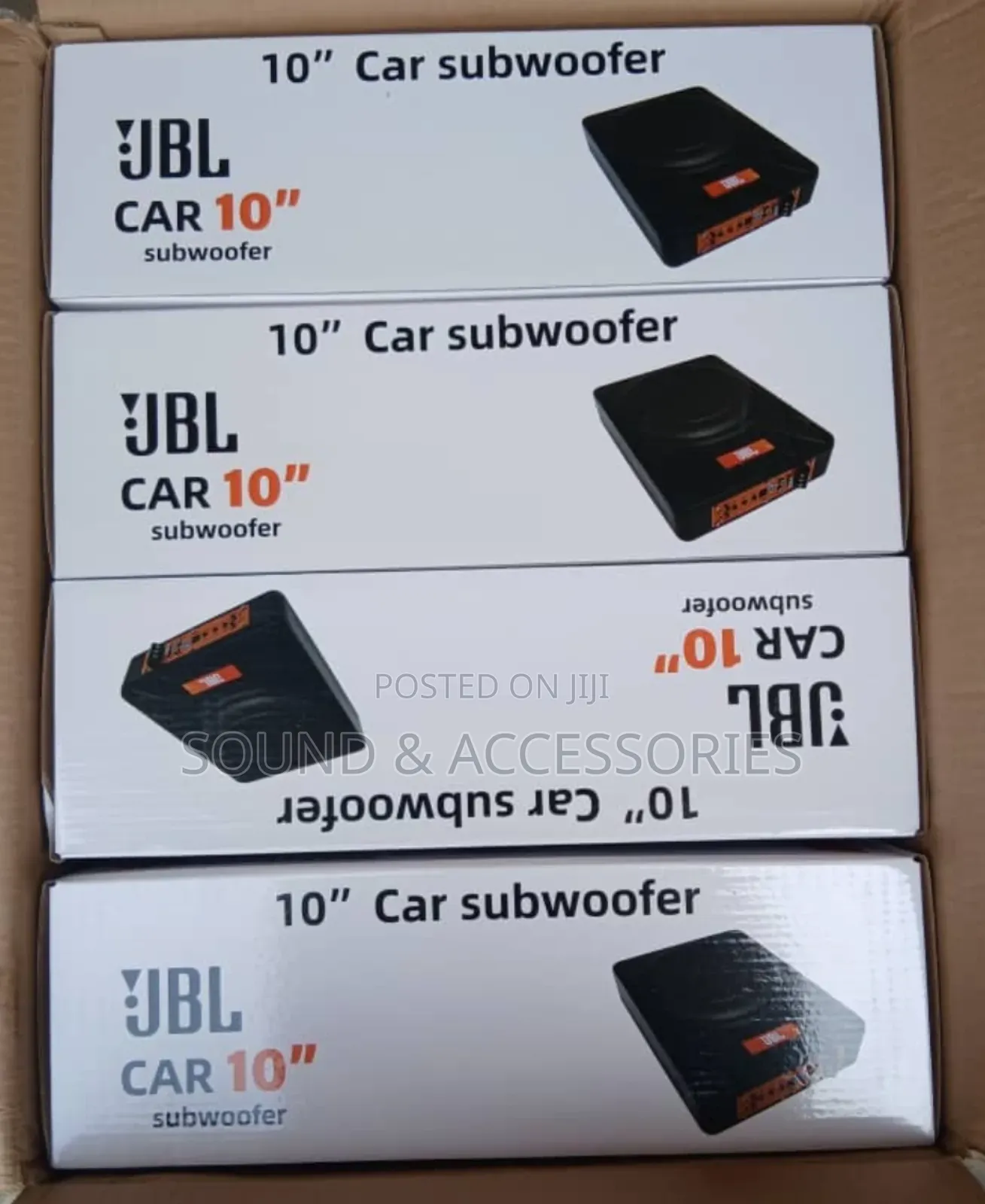 JBL Gto10db Pure Bass Pro Underseat Woofer (3,000watts)