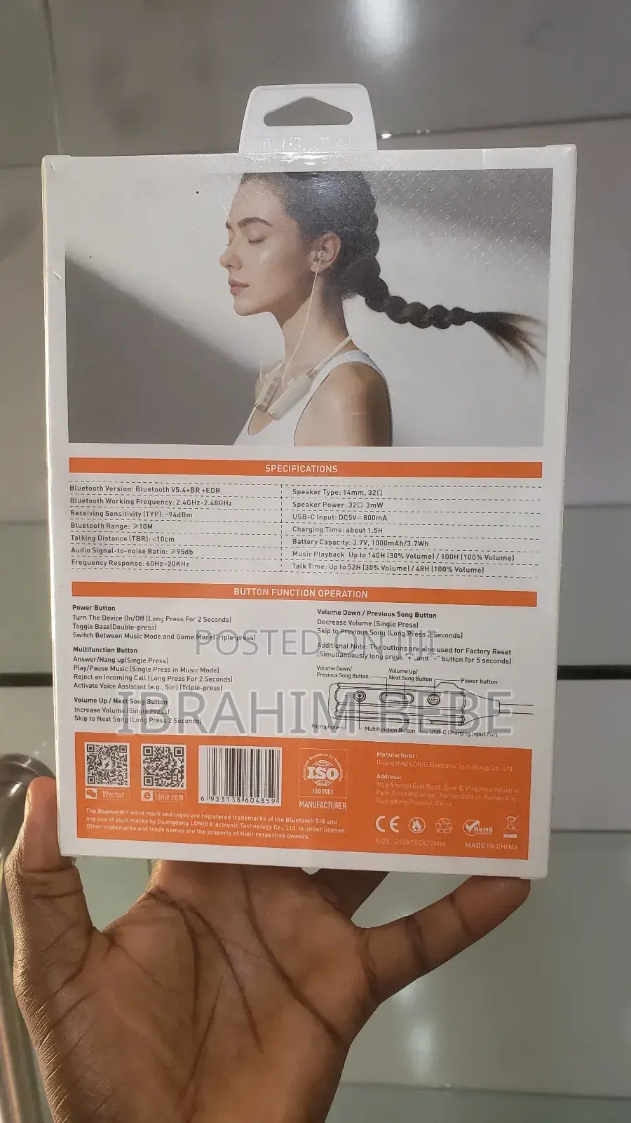 Ldnio Bluetooth Neckband Headphones