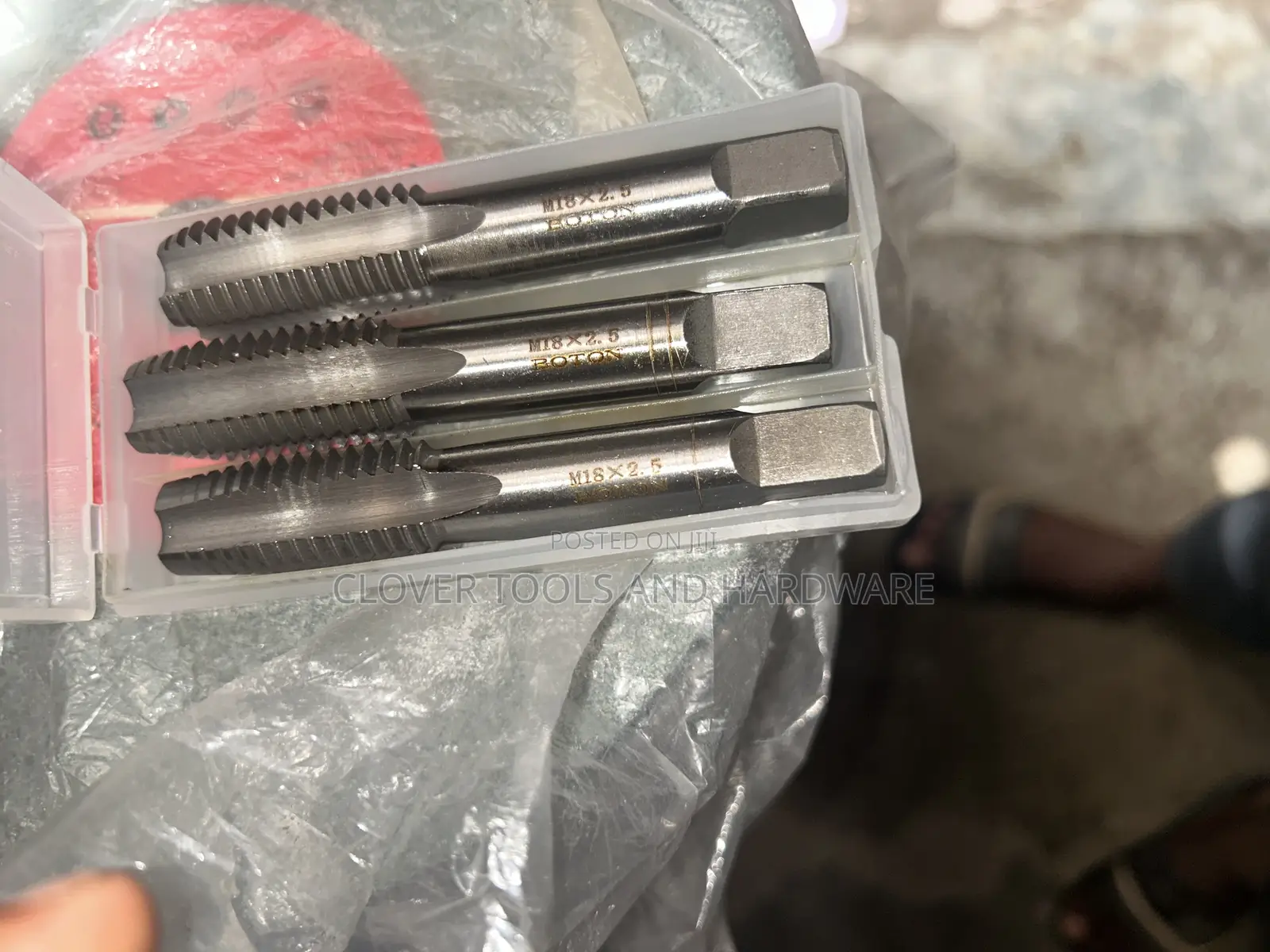 Set of M18 X 2.5 Metric Hand Tap