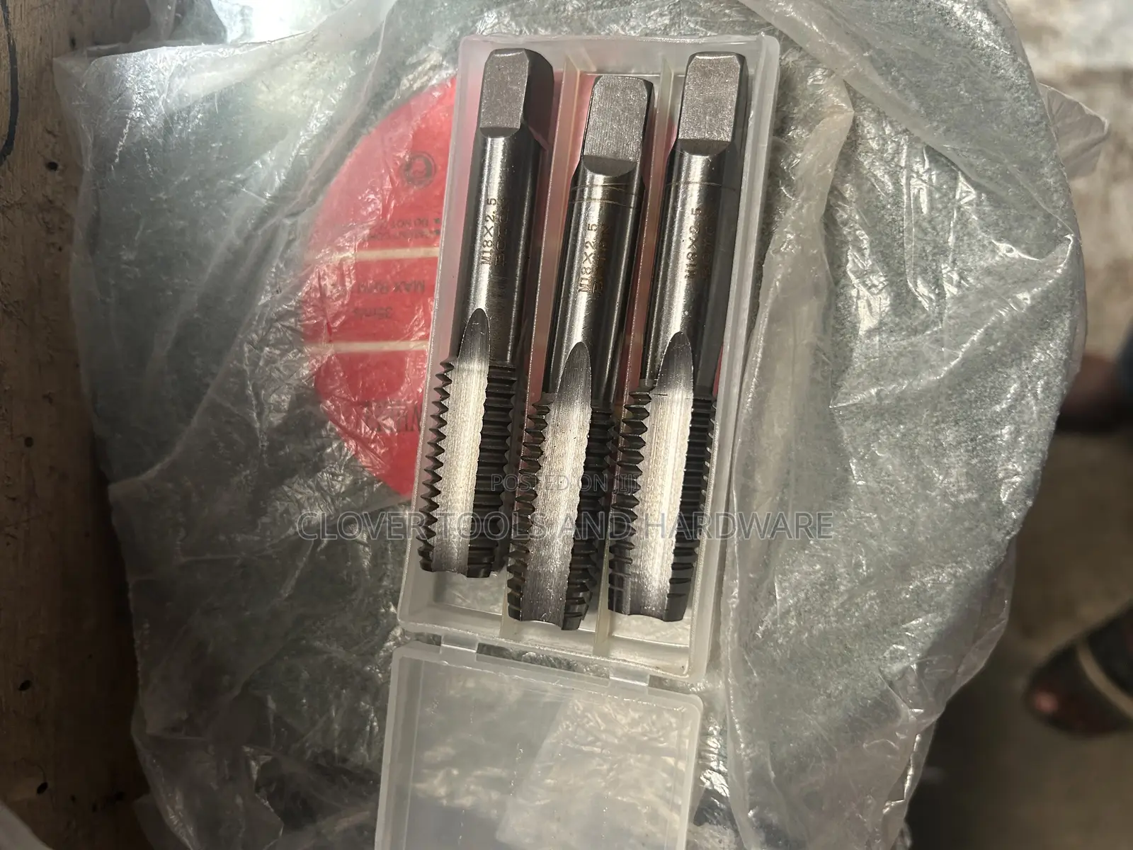 Set of M18 X 2.5 Metric Hand Tap