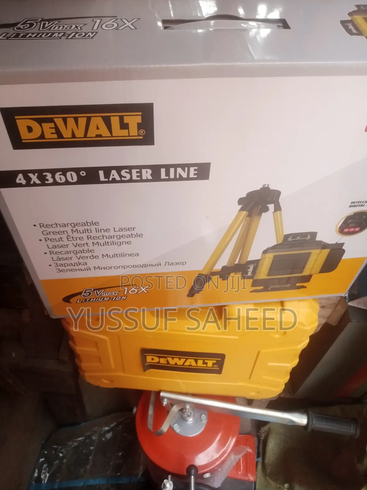 Dewalt 4 × 360° Lasser Line