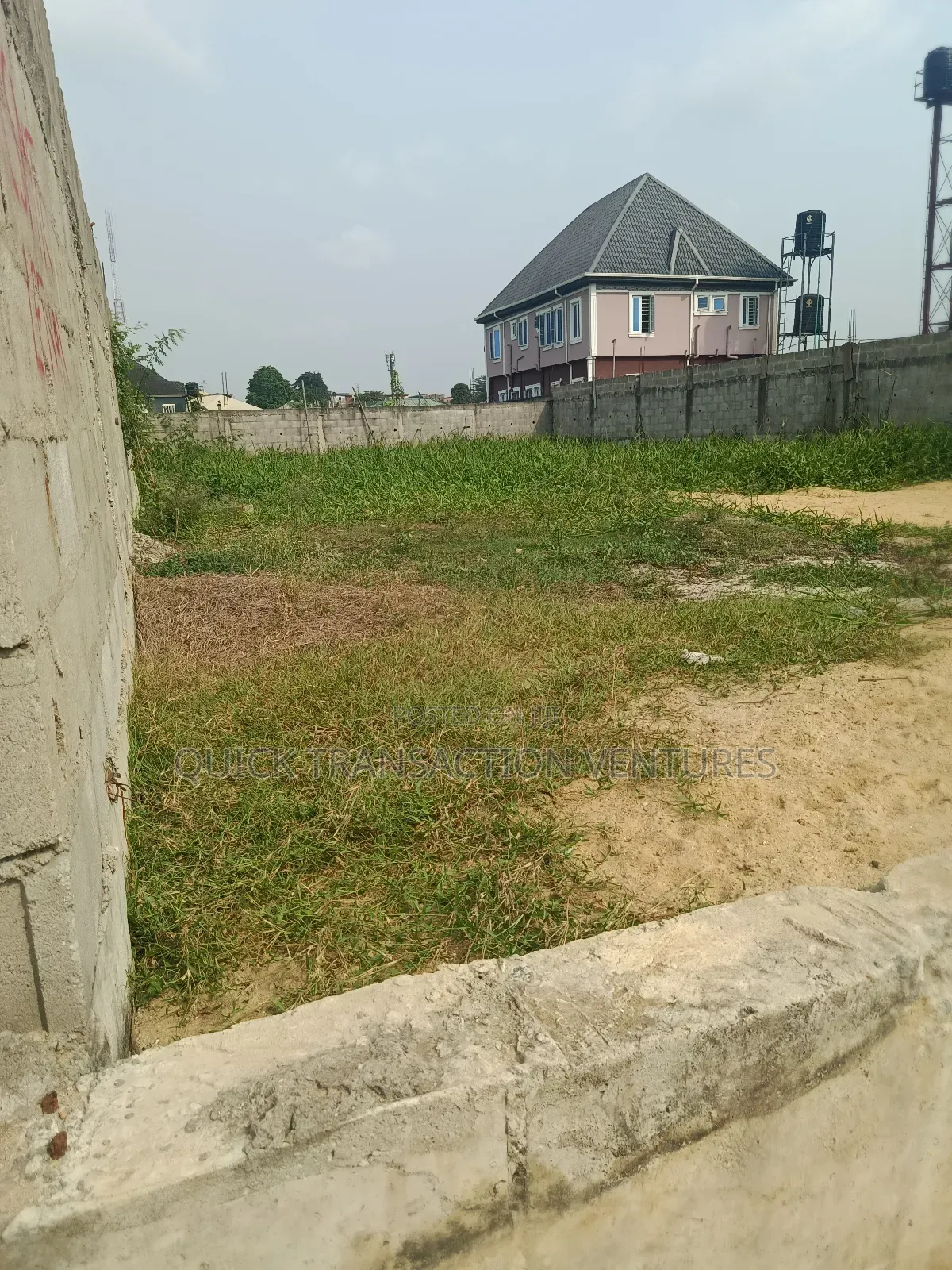 Full Plot of Land Sand Filled in a Good Neighborhood